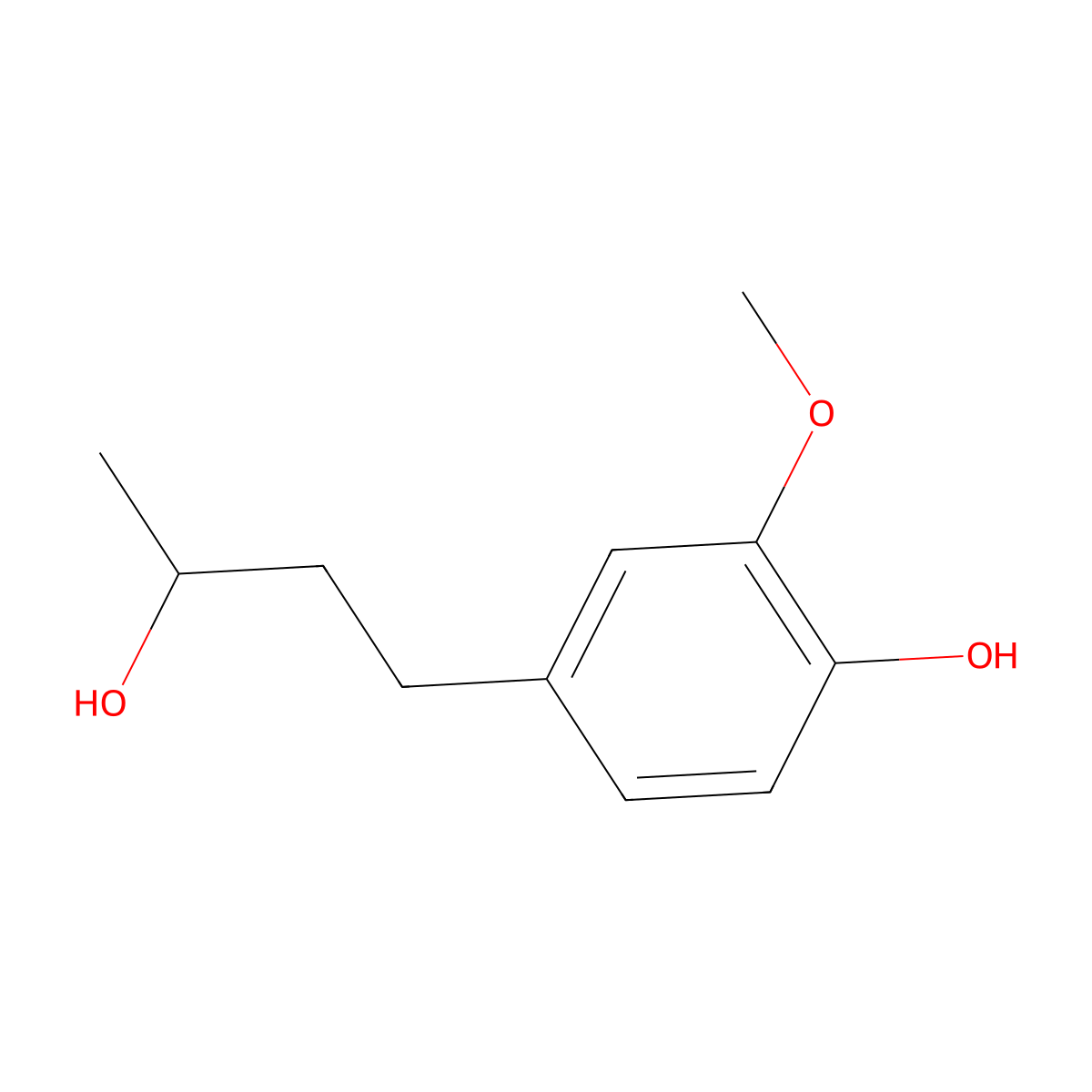 Zingerol molecular structure, CAS 39728-80-8