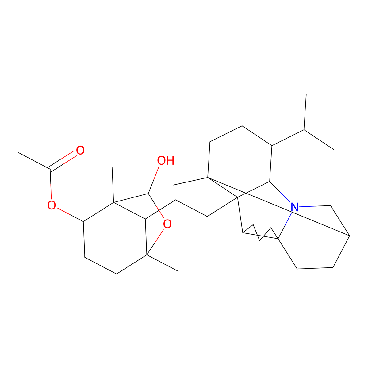 Daphmacropodine molecular structure, CAS 39729-21-0