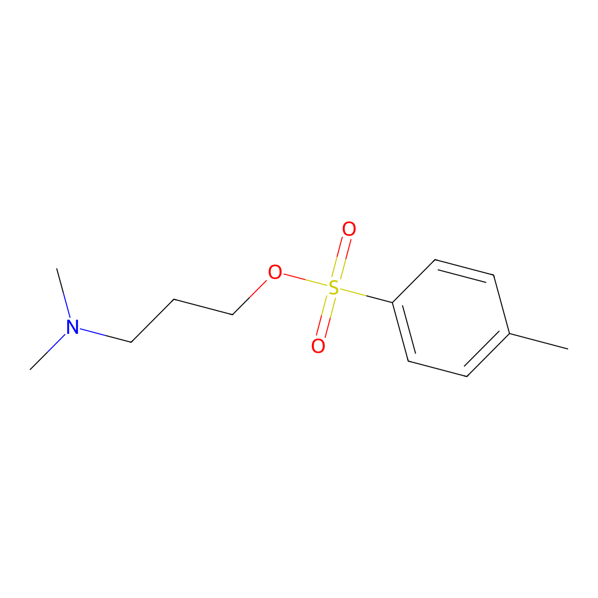 3-(Dimethylamino)propyl 4-methylbenzene-1-sulfonate molecular structure, CAS 39743-22-1