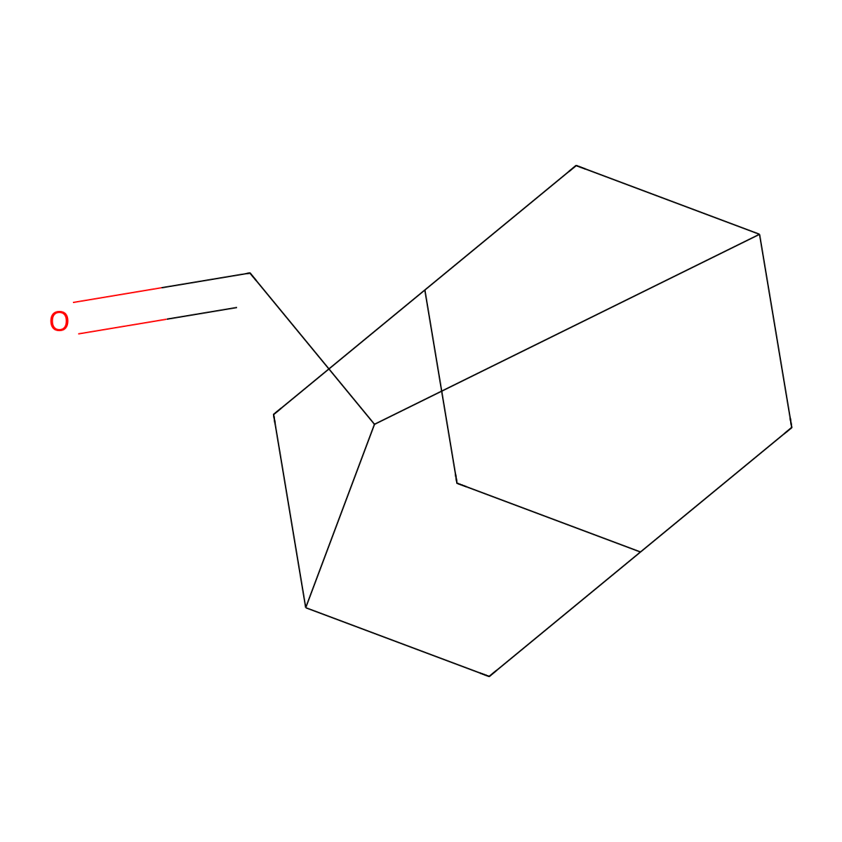 Adamantane-2-carbaldehyde molecular structure, CAS 39750-93-1