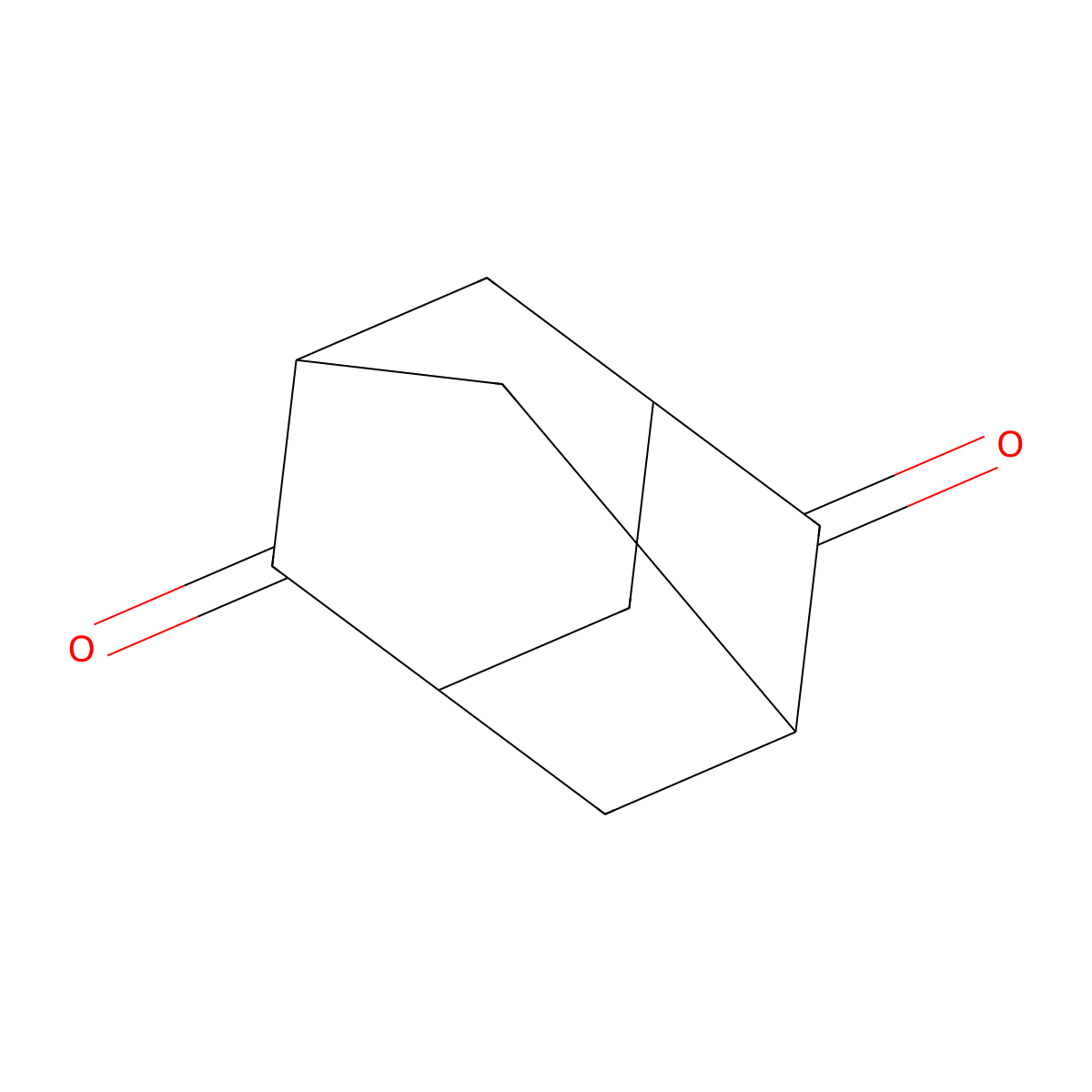 Tricyclo(3.3.1.13,7)decane-2,6-dione molecular structure, CAS 39751-07-0