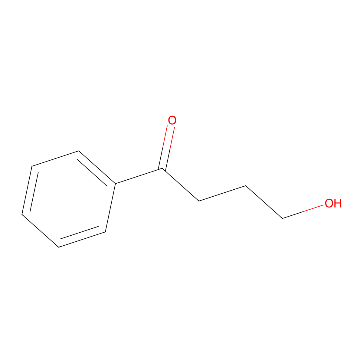 4-Hydroxy-1-phenylbutan-1-one molecular structure, CAS 39755-03-8