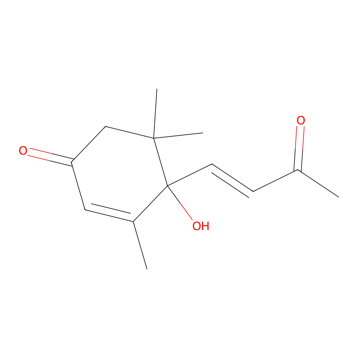 Dehydrovomifoliol molecular structure, CAS 39763-33-2