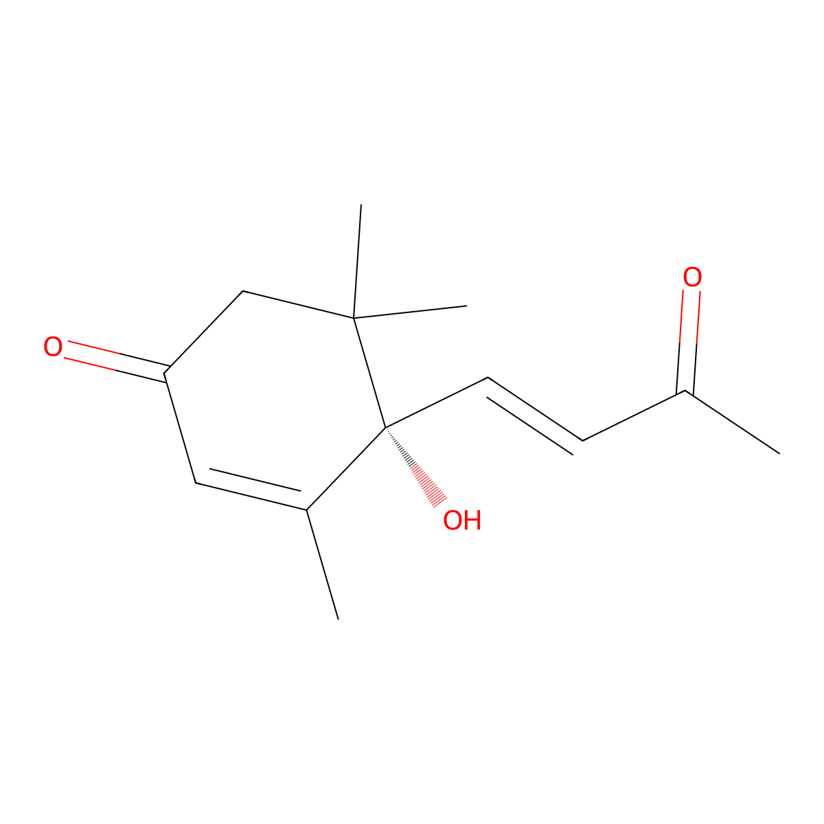 Dehydrovomifoliol molecular structure, CAS 39763-33-2