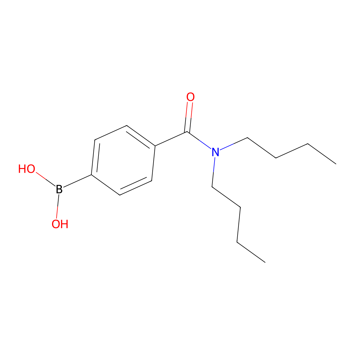 [4-[(dibutylamino)carbonyl]phenyl]Boronic acid molecular structure, CAS 397843-66-2