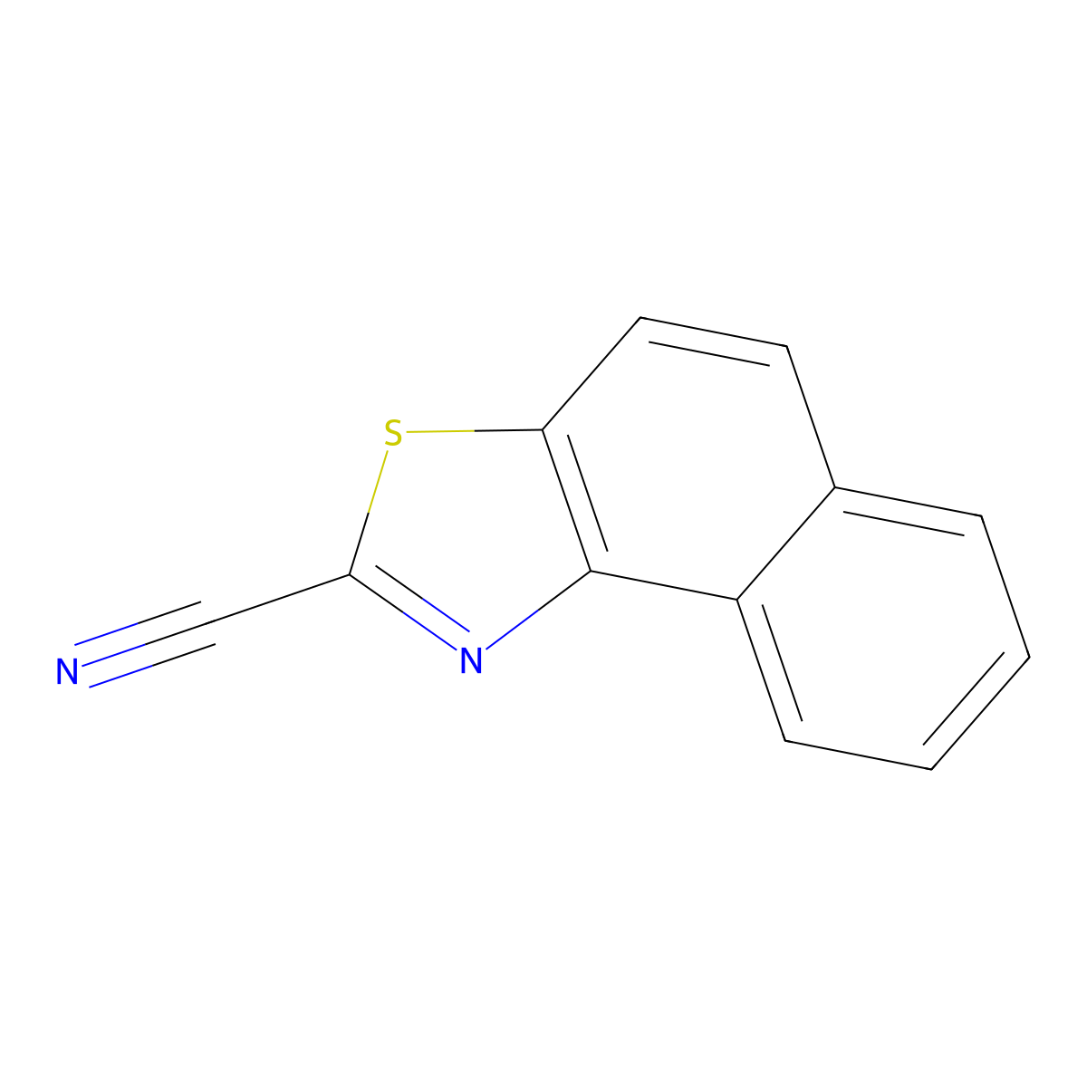 Naphtho[1,2-D]thiazole-2-carbonitrile molecular structure, CAS 39785-46-1