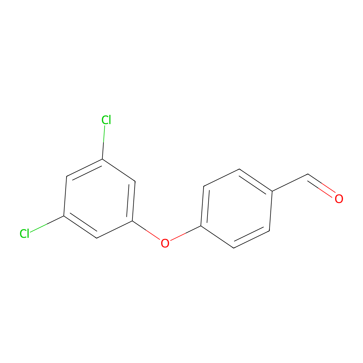4-(3,5-Dichlorophenoxy)benzaldehyde molecular structure, CAS 397872-10-5