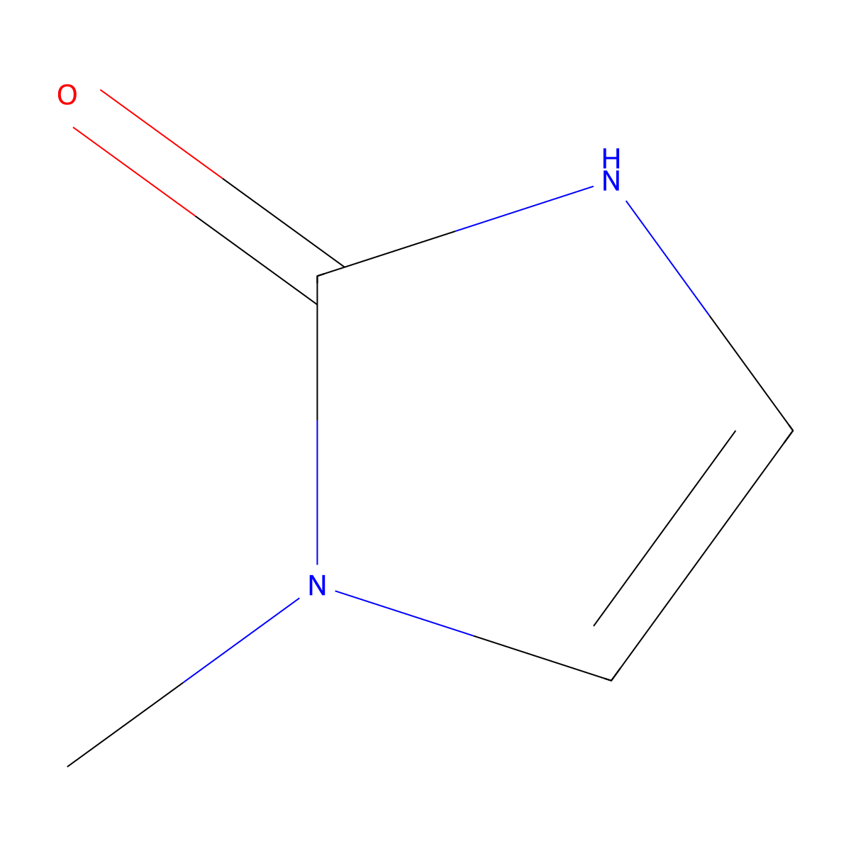 1-methyl-2,3-dihydro-1H-imidazol-2-one molecular structure, CAS 39799-77-4