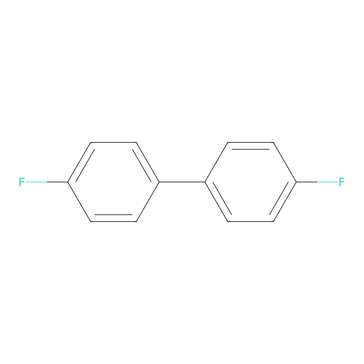 4,4'-Difluoro-1,1'-biphenyl molecular structure, CAS 398-23-2
