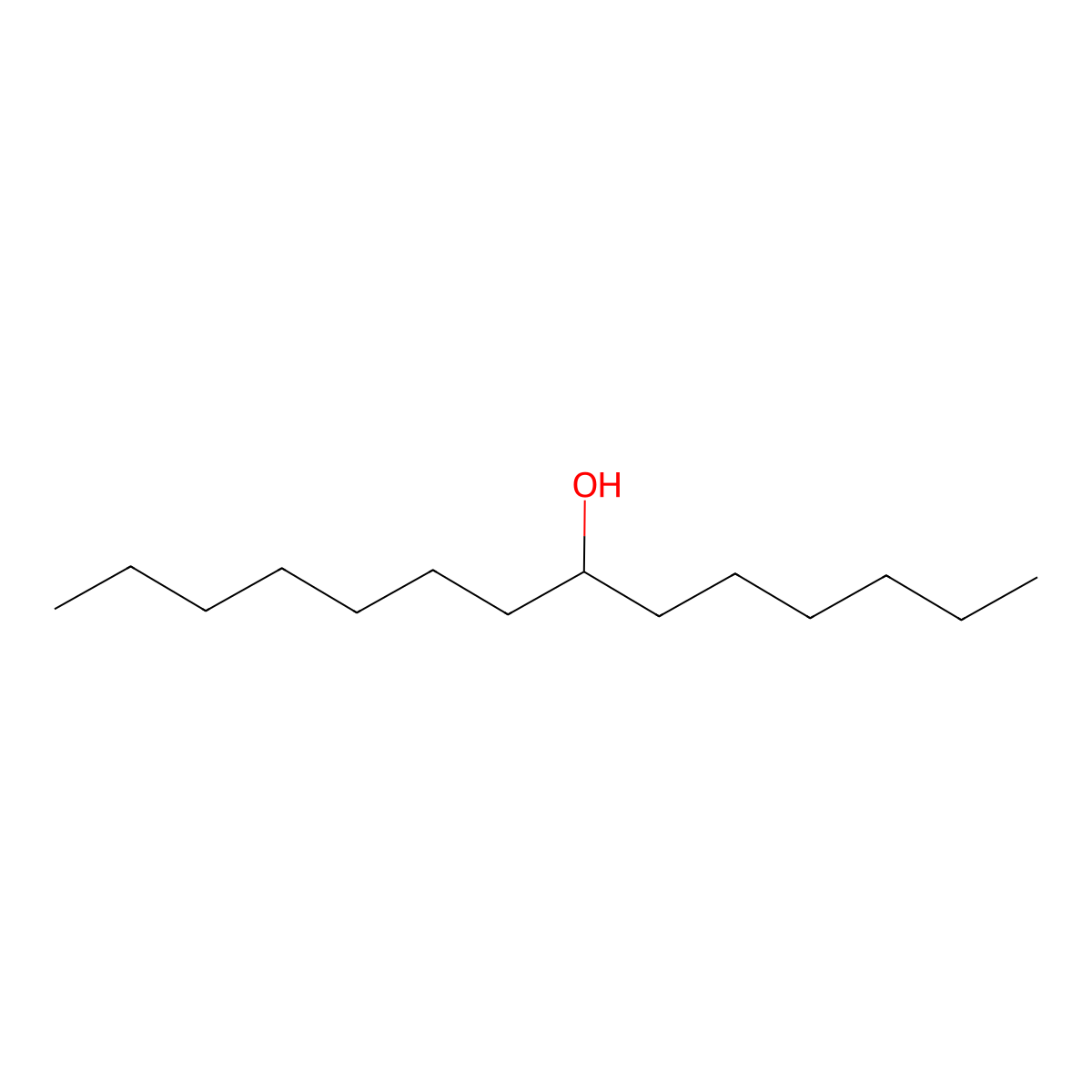 7-Tetradecanol molecular structure, CAS 3981-79-1