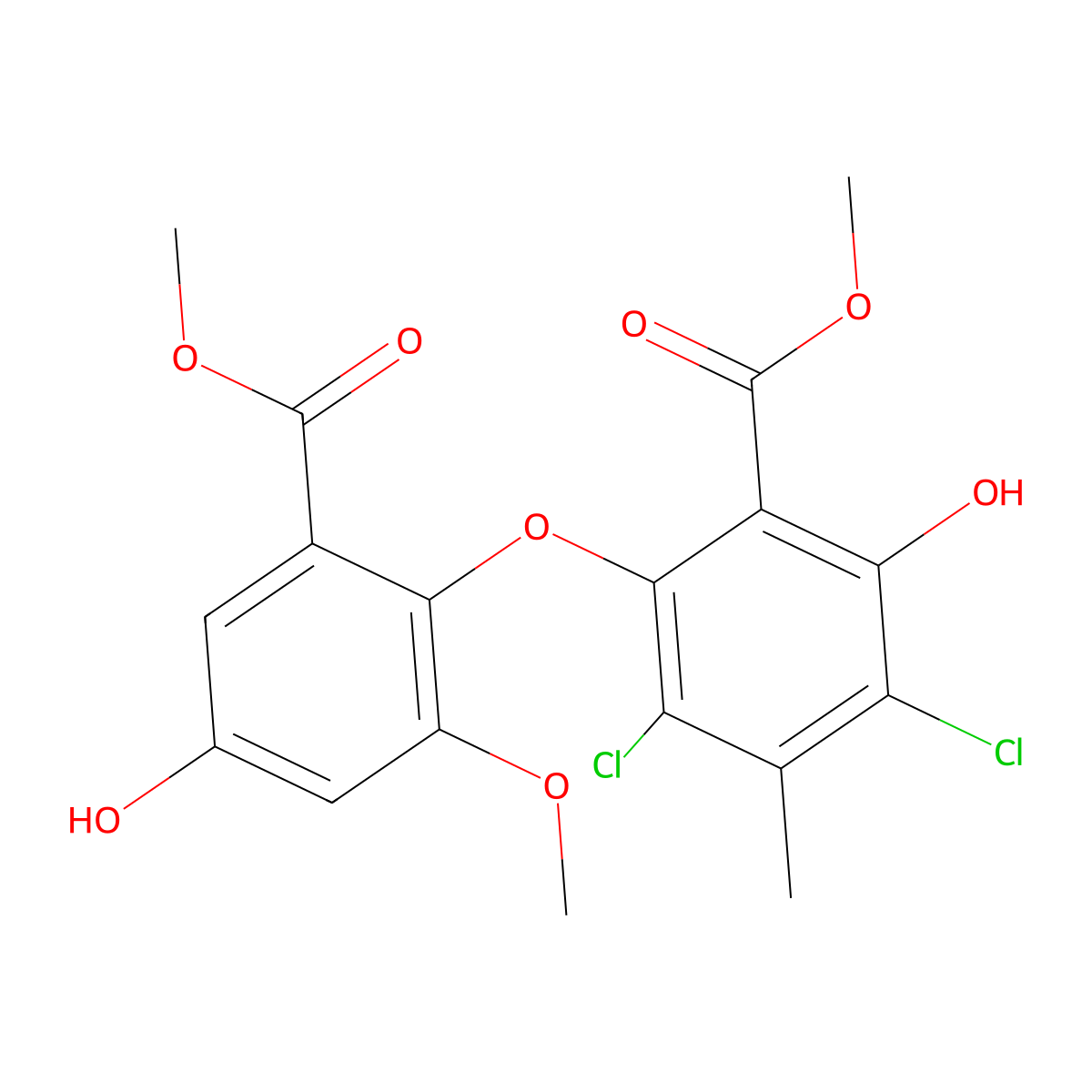 Methyl dichloroasterrate molecular structure, CAS 398118-62-2