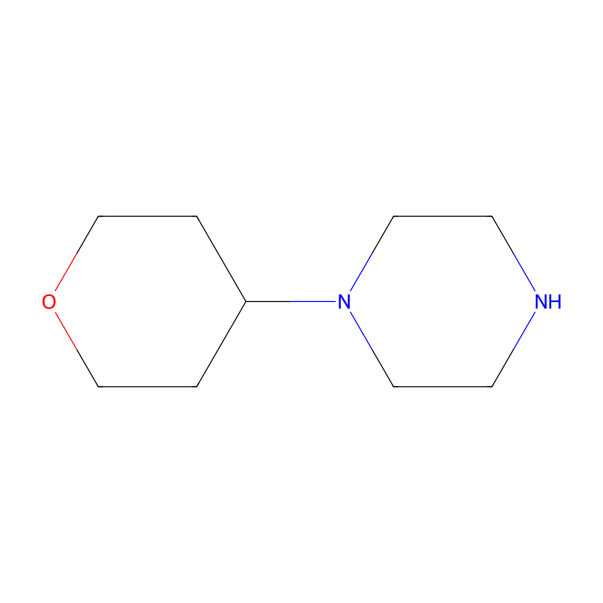 1-(Oxan-4-yl)piperazine molecular structure, CAS 398137-19-4