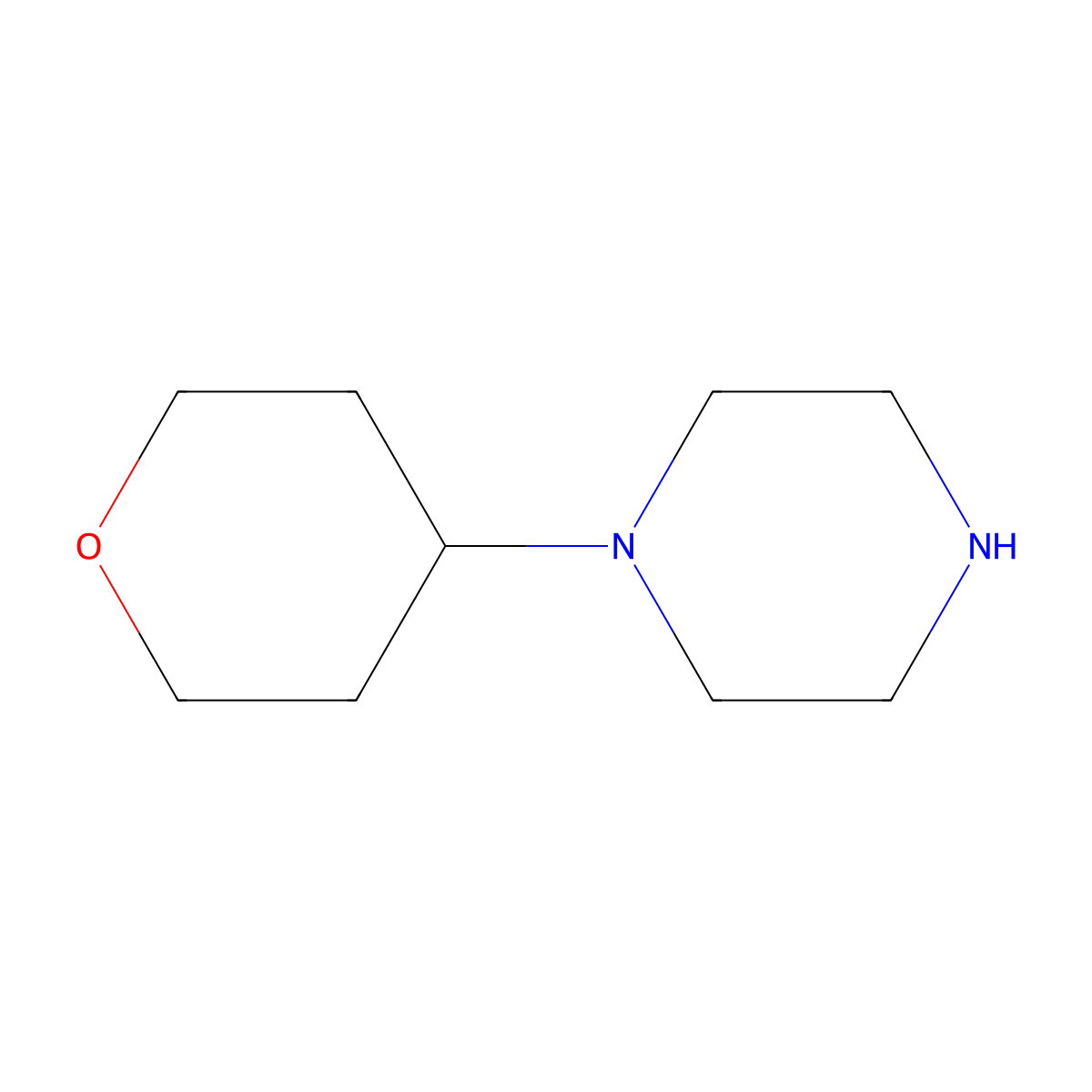 1-(Oxan-4-yl)piperazine molecular structure, CAS 398137-19-4