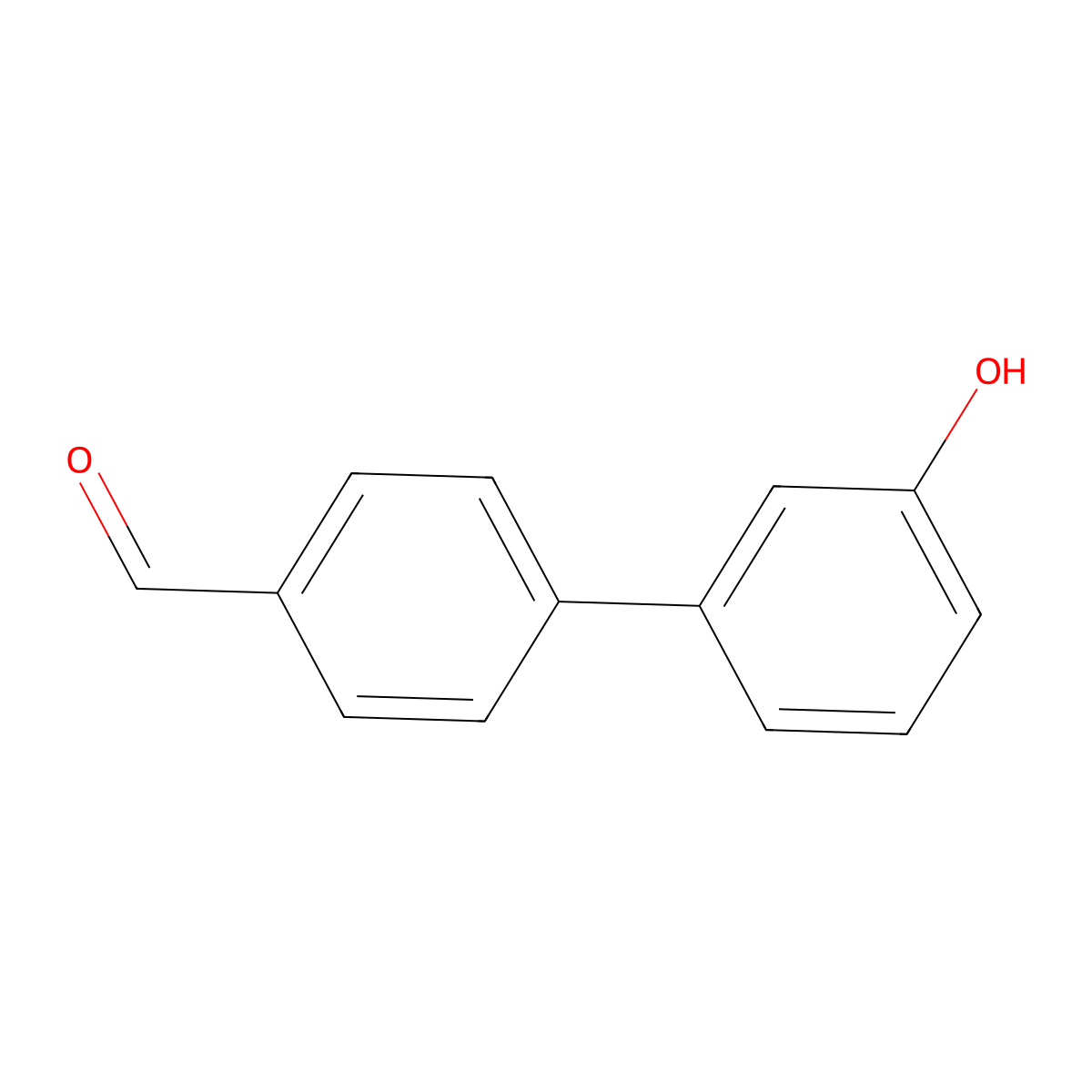 4-(3-Hydroxyphenyl)benzaldehyde molecular structure, CAS 398151-25-2