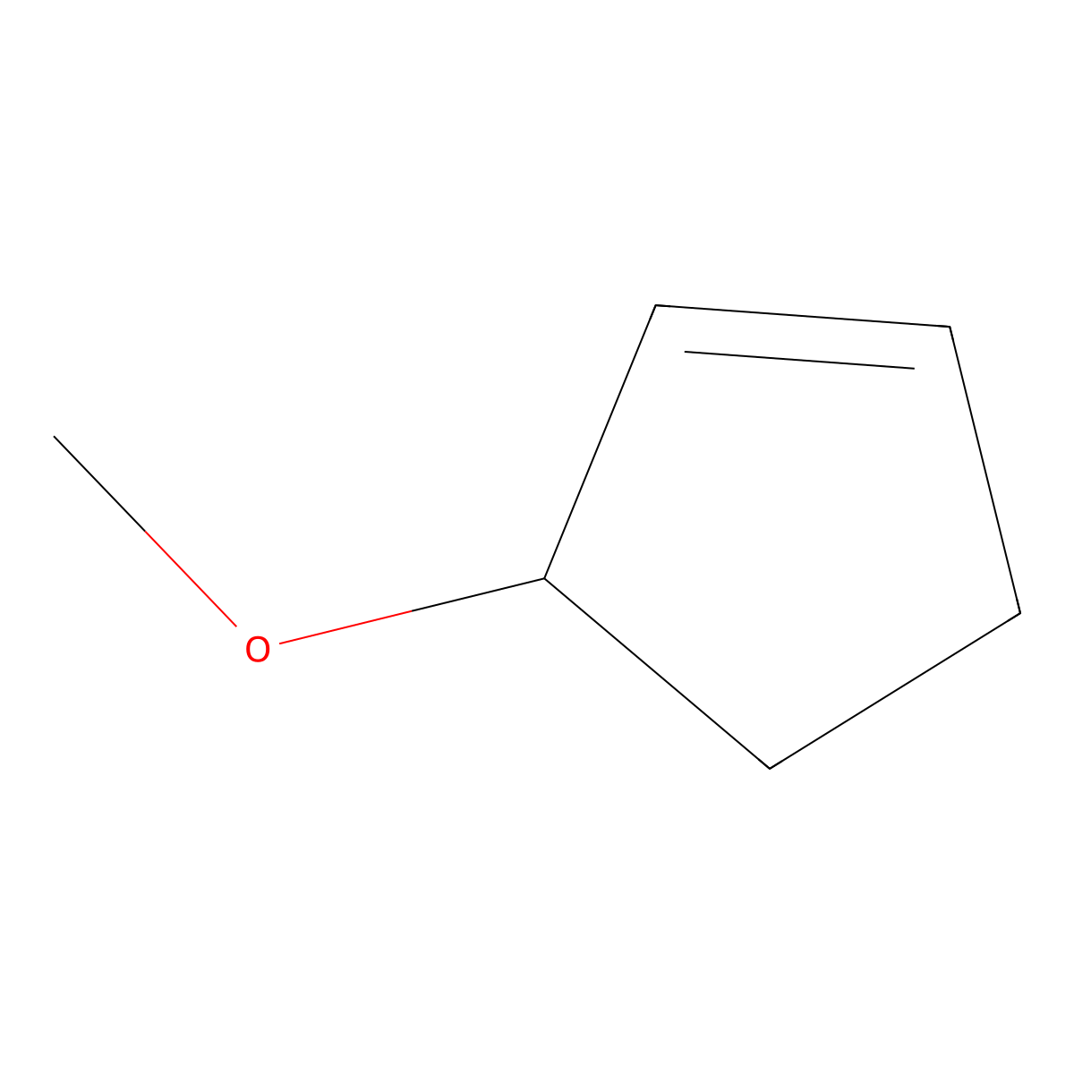 3-Methoxy-1-cyclopentene molecular structure, CAS 39819-74-4