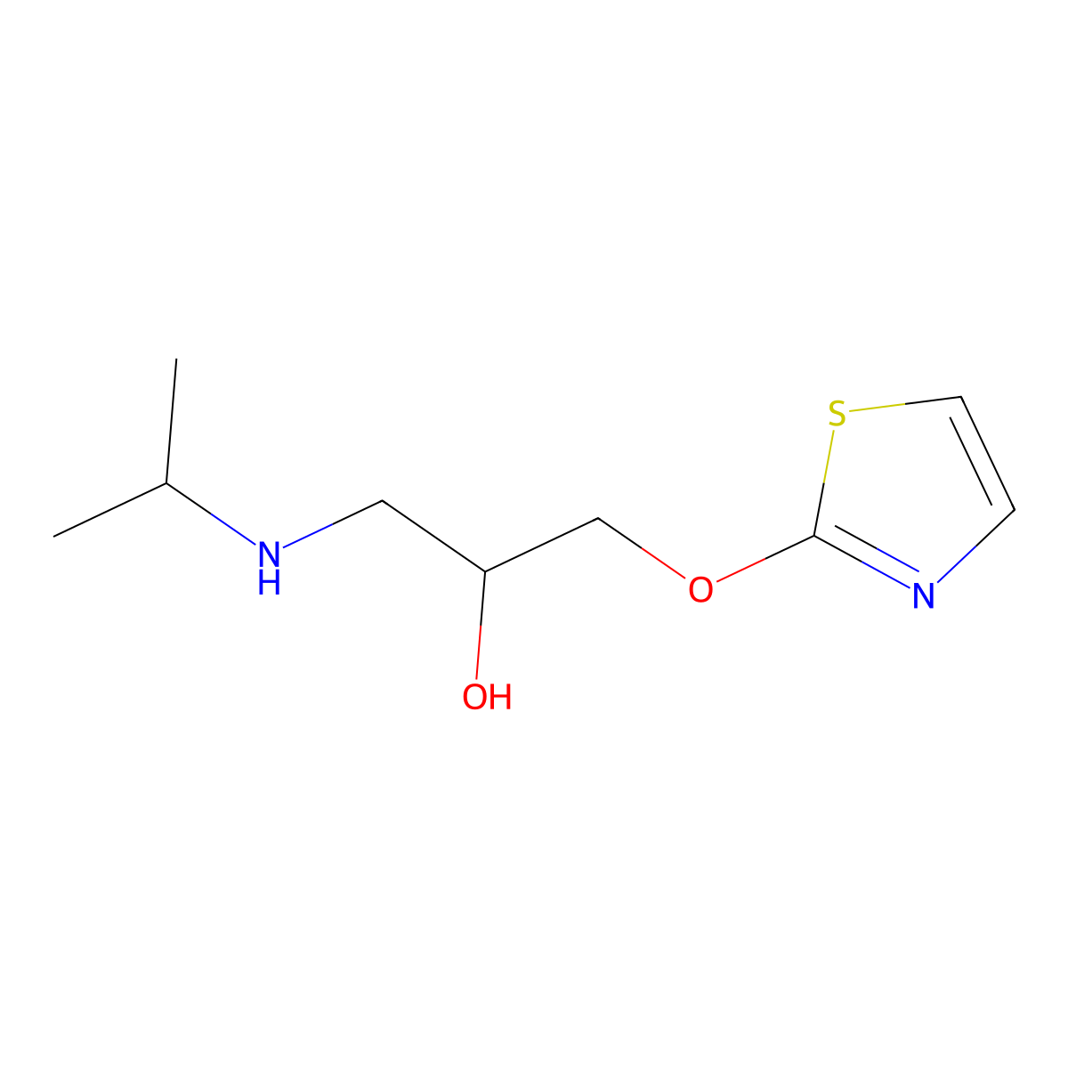 Tazolol molecular structure, CAS 39832-48-9