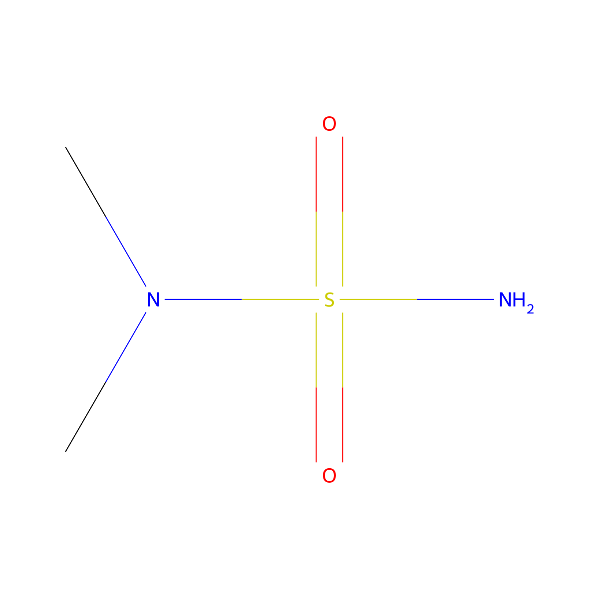 N,N-Dimethylsulfamide molecular structure, CAS 3984-14-3