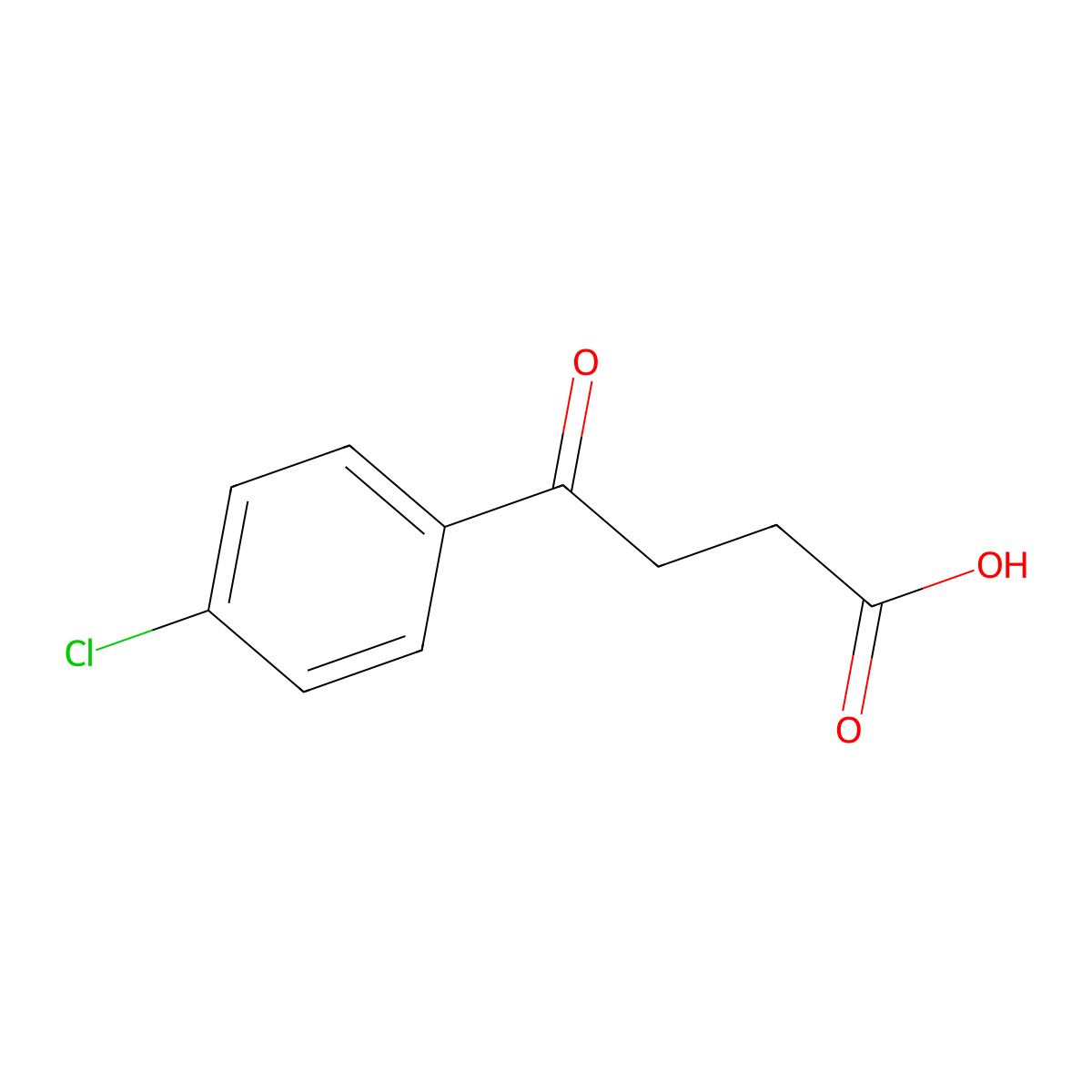 3-(4-Chlorobenzoyl)propionic acid molecular structure, CAS 3984-34-7
