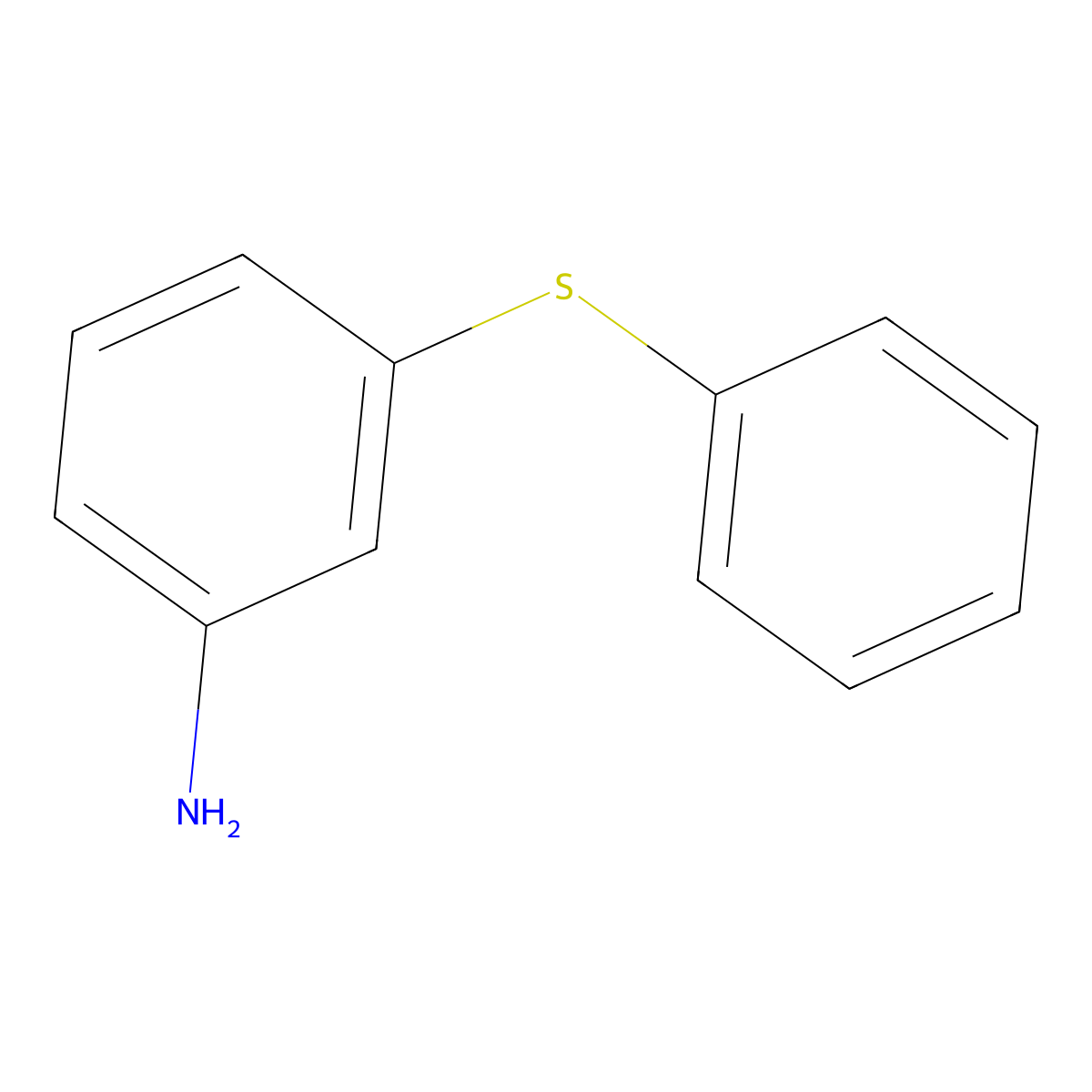 3-(Phenylsulfanyl)aniline molecular structure, CAS 3985-12-4