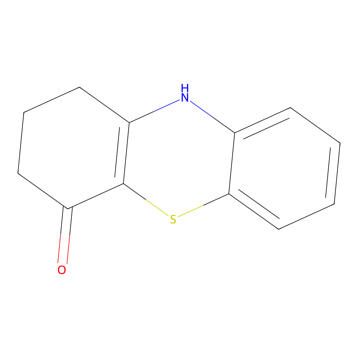 2,3-dihydro-1H-phenothiazin-4(10H)-one molecular structure, CAS 39853-56-0