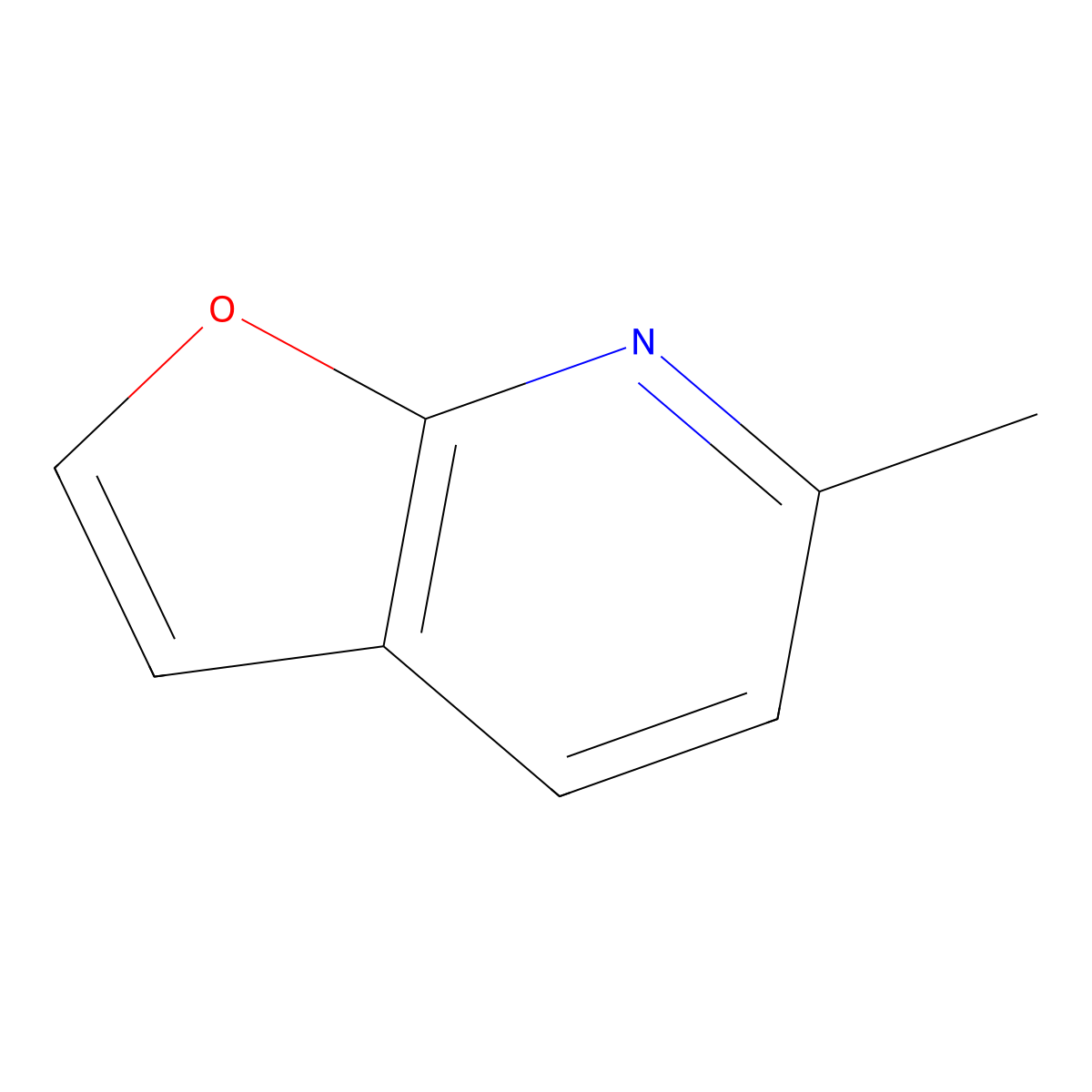 6-Methylfuro[2,3-b]pyridine molecular structure, CAS 39853-77-5
