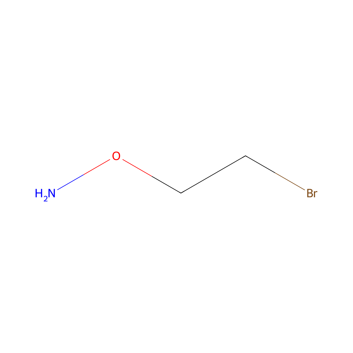 O-(2-bromoethyl)hydroxylamine molecular structure, CAS 39854-55-2