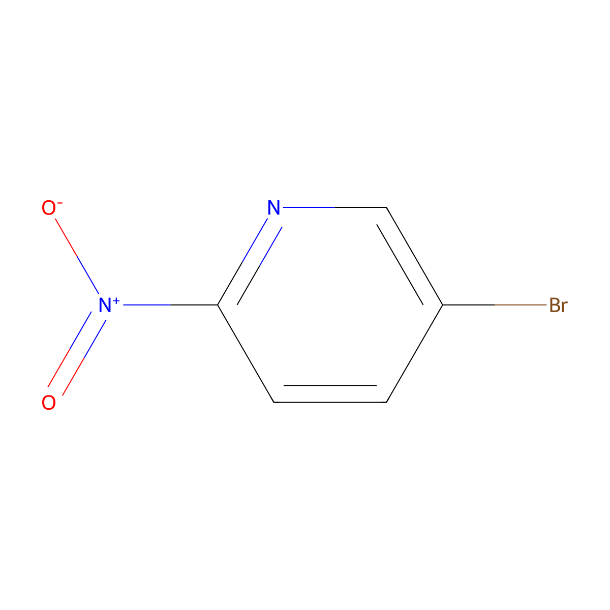 5-Bromo-2-nitropyridine molecular structure, CAS 39856-50-3