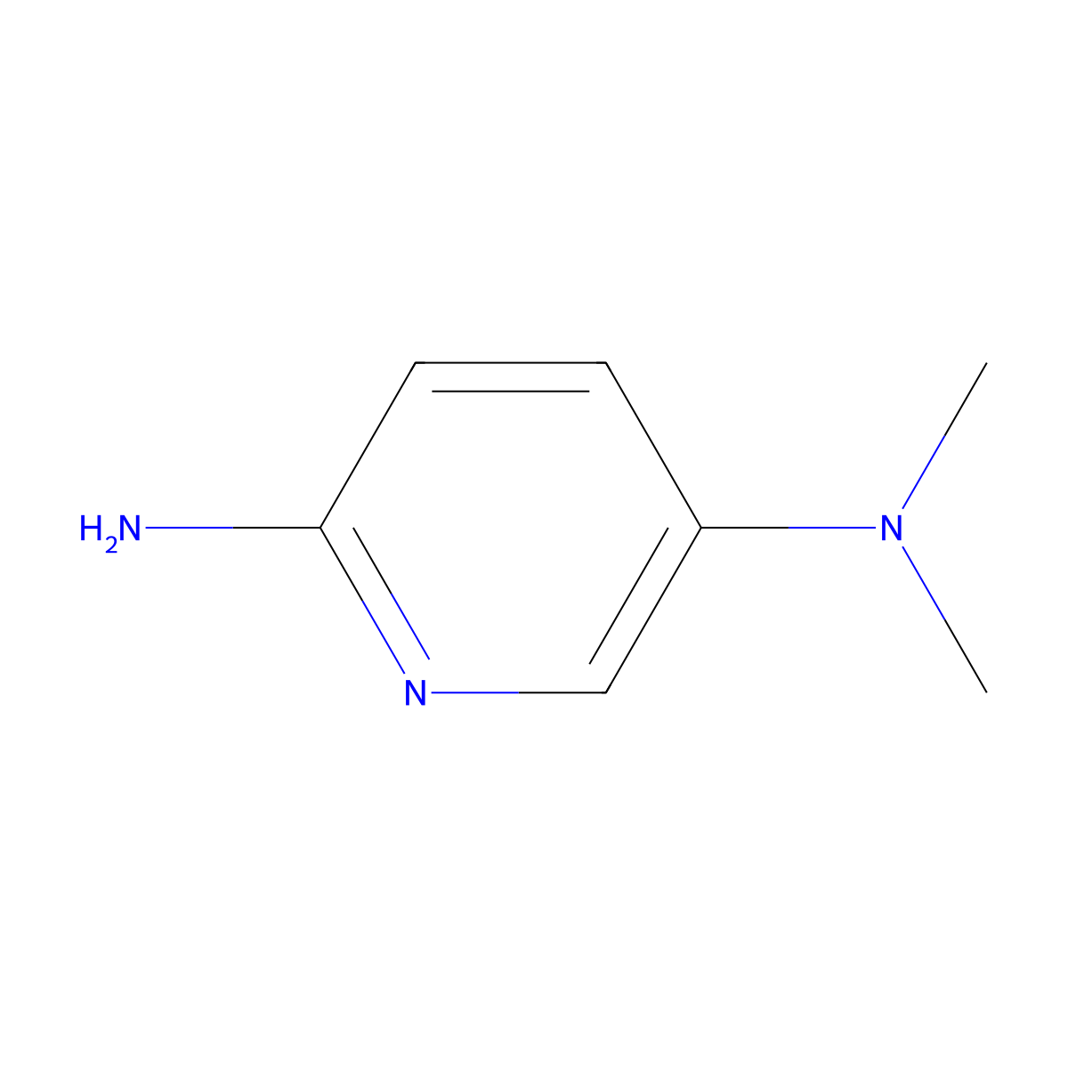 N5,N5-Dimethylpyridine-2,5-diamine molecular structure, CAS 39856-52-5