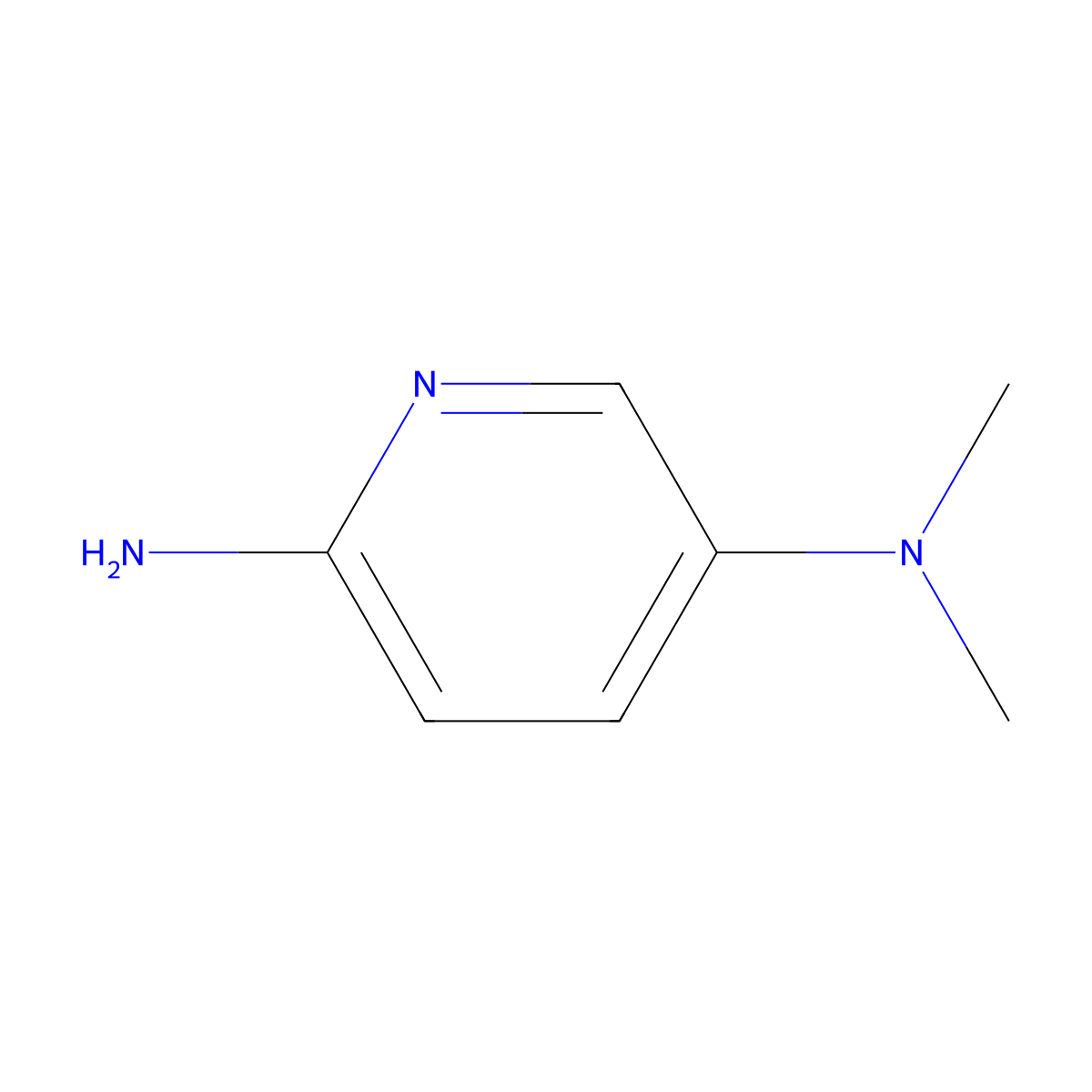 N5,N5-Dimethylpyridine-2,5-diamine molecular structure, CAS 39856-52-5