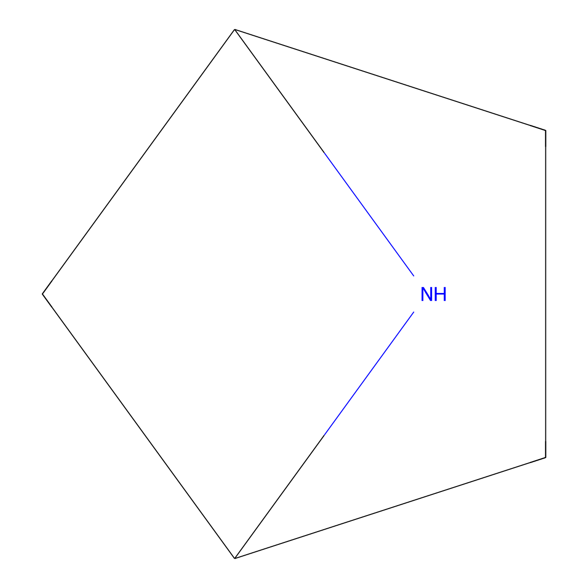 5-Aza-bicyclo[2.1.1]hexane molecular structure, CAS 39872-94-1