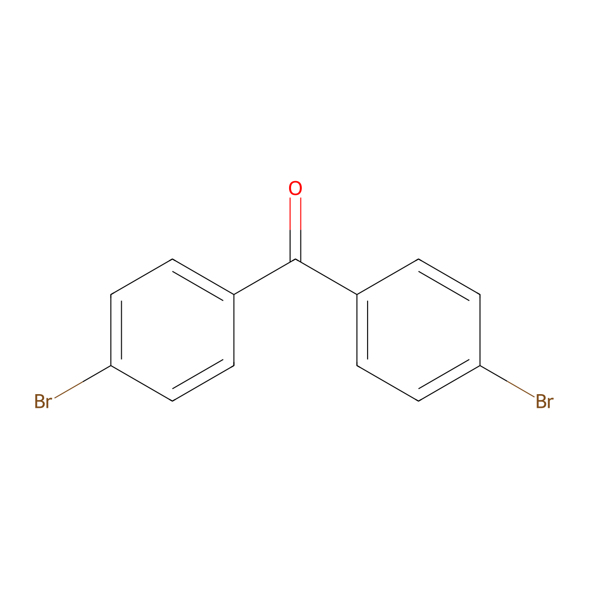 4,4'-Dibromobenzophenone molecular structure, CAS 3988-03-2
