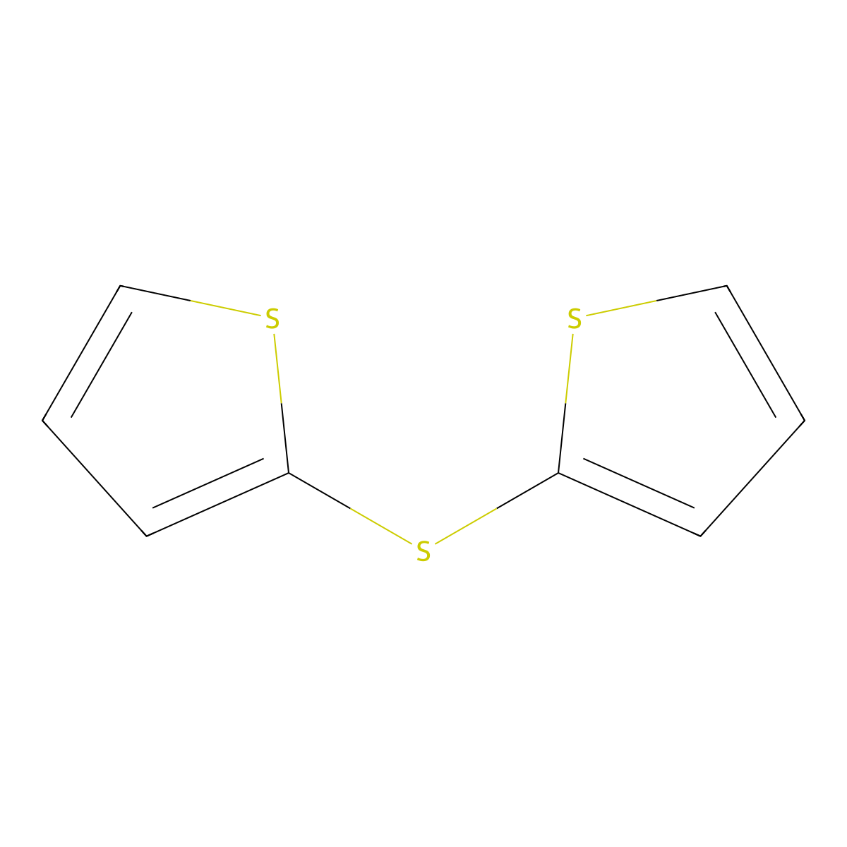 Thiophene, 2,2'-thiobis- molecular structure, CAS 3988-99-6