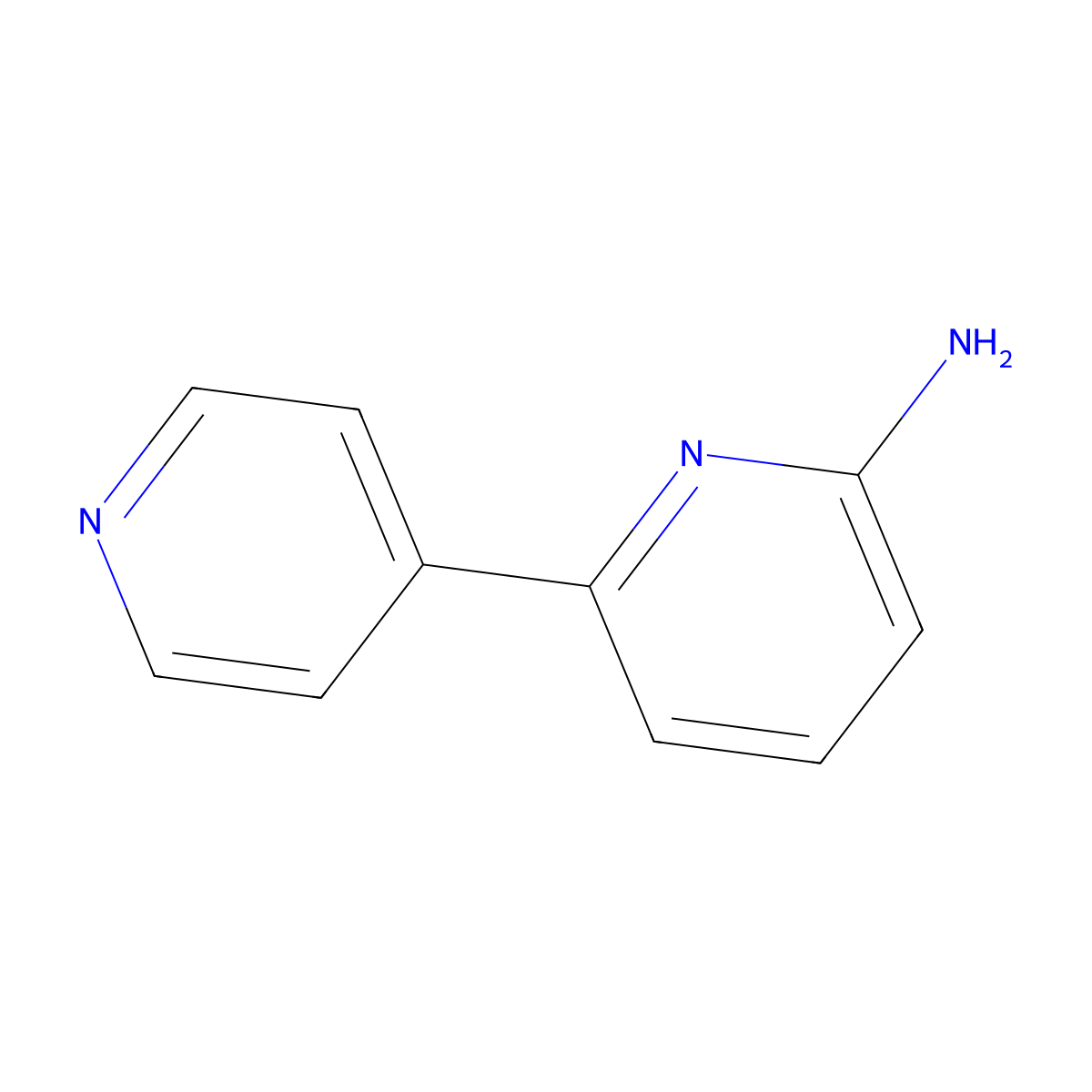 6-(Pyridin-4-yl)pyridin-2-amine molecular structure, CAS 39883-36-8