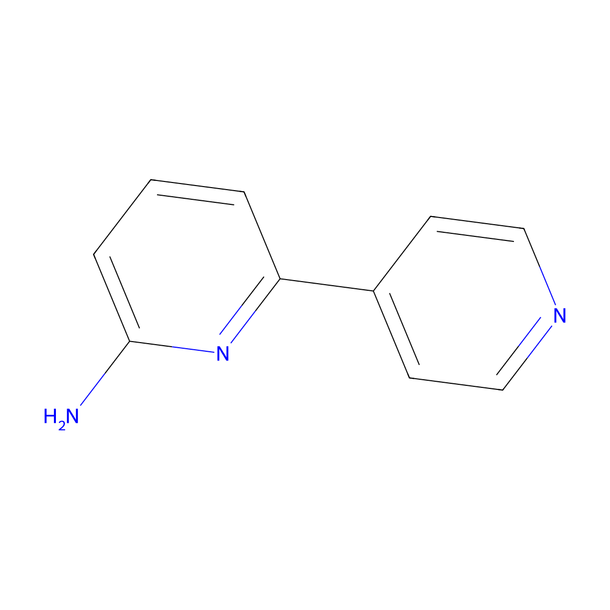 6-(Pyridin-4-yl)pyridin-2-amine molecular structure, CAS 39883-36-8