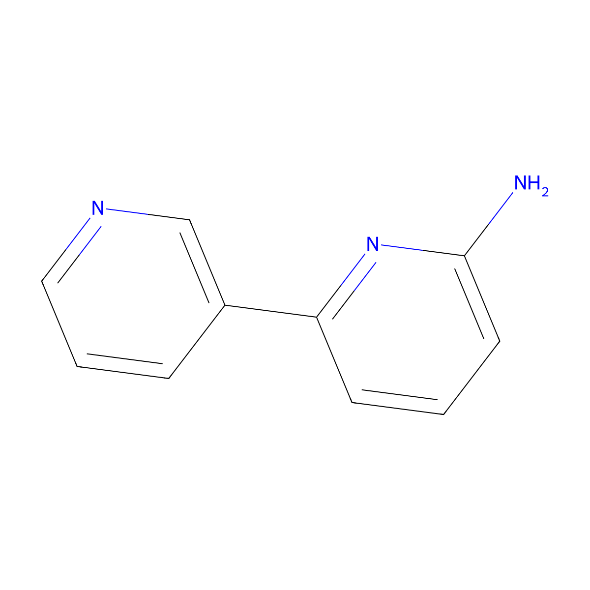 [2,3'-Bipyridin]-6-amine molecular structure, CAS 39883-47-1