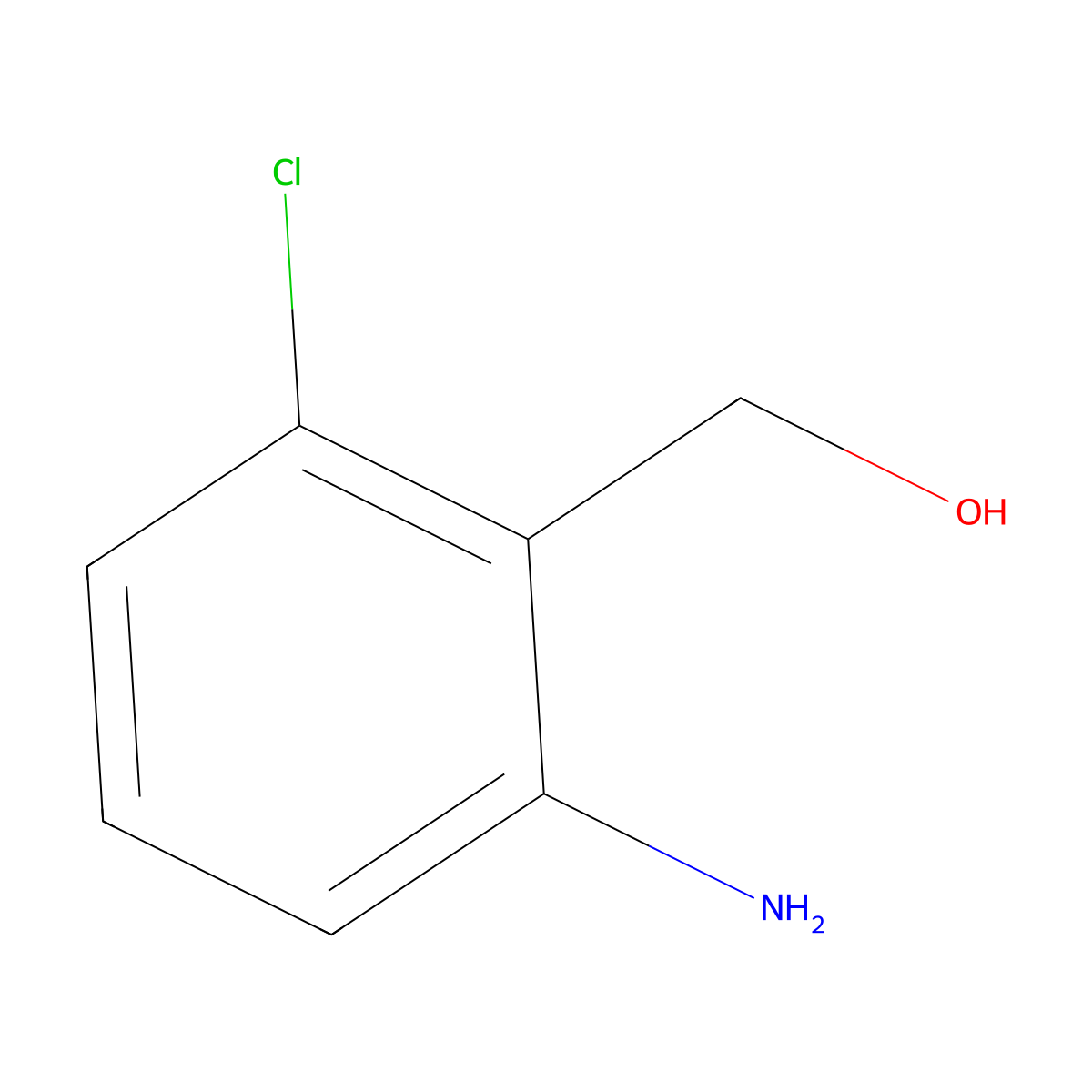 (2-Amino-6-chlorophenyl)methanol molecular structure, CAS 39885-08-0