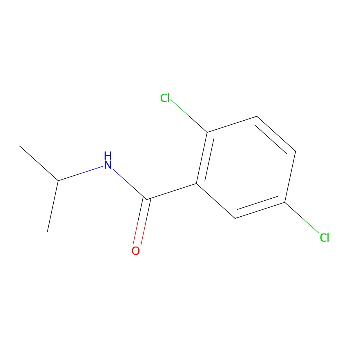 2,5-Dichloro-N-isopropylbenzamide molecular structure, CAS 39887-53-1
