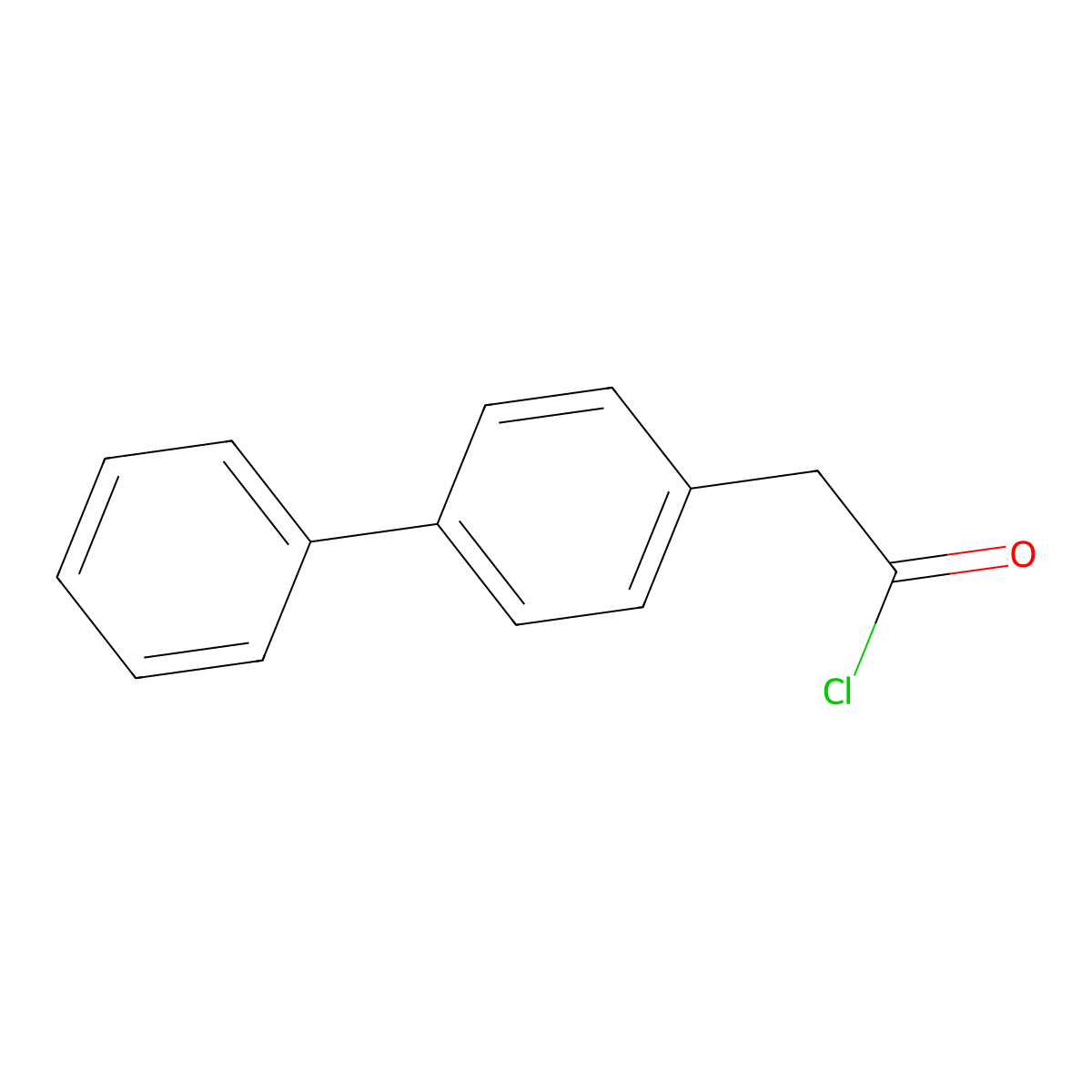 2-(Biphenyl-4-YL)acetyl chloride molecular structure, CAS 39889-69-5