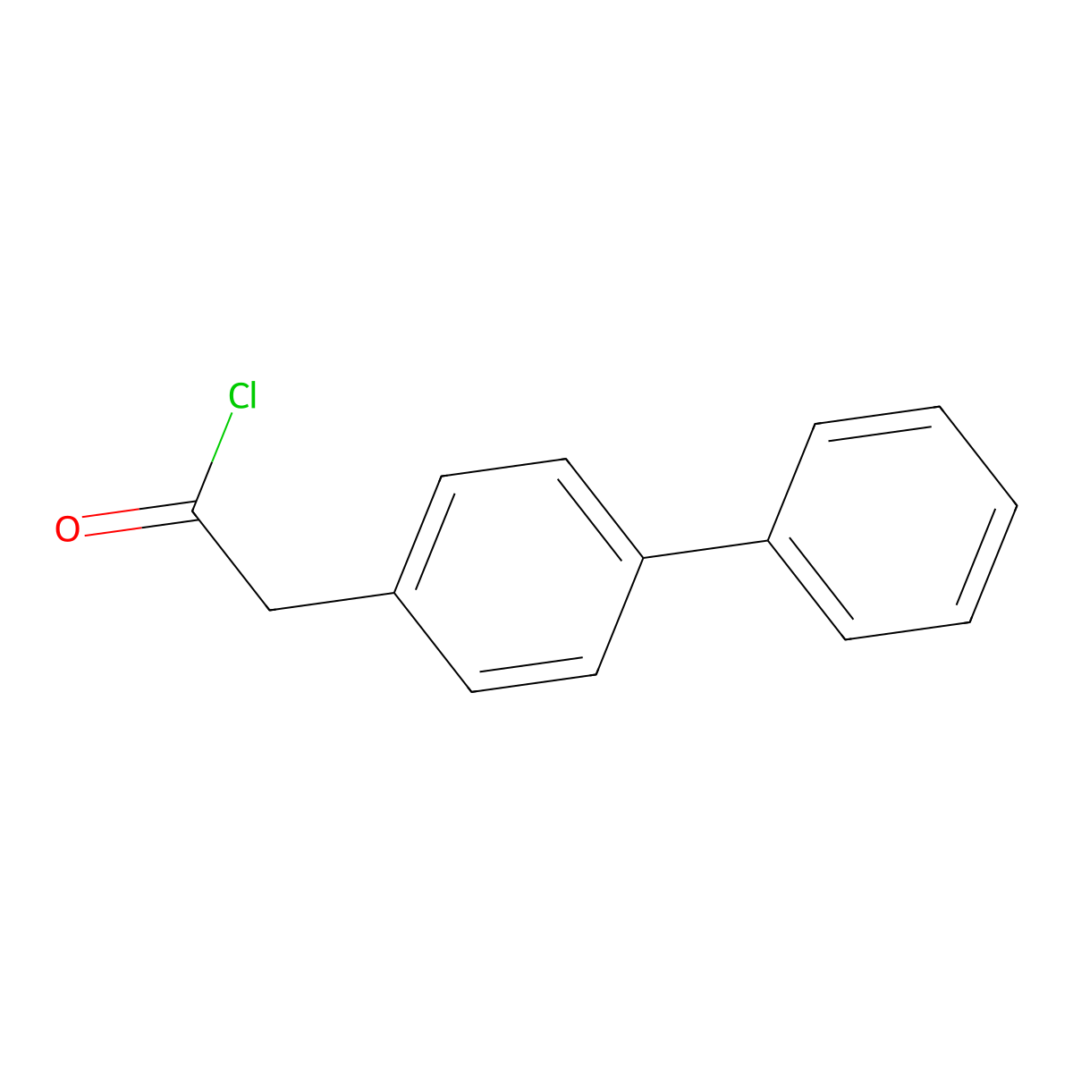 2-(Biphenyl-4-YL)acetyl chloride molecular structure, CAS 39889-69-5