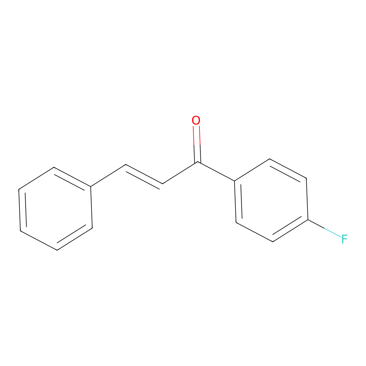 4'-Fluorochalcone molecular structure, CAS 399-10-0