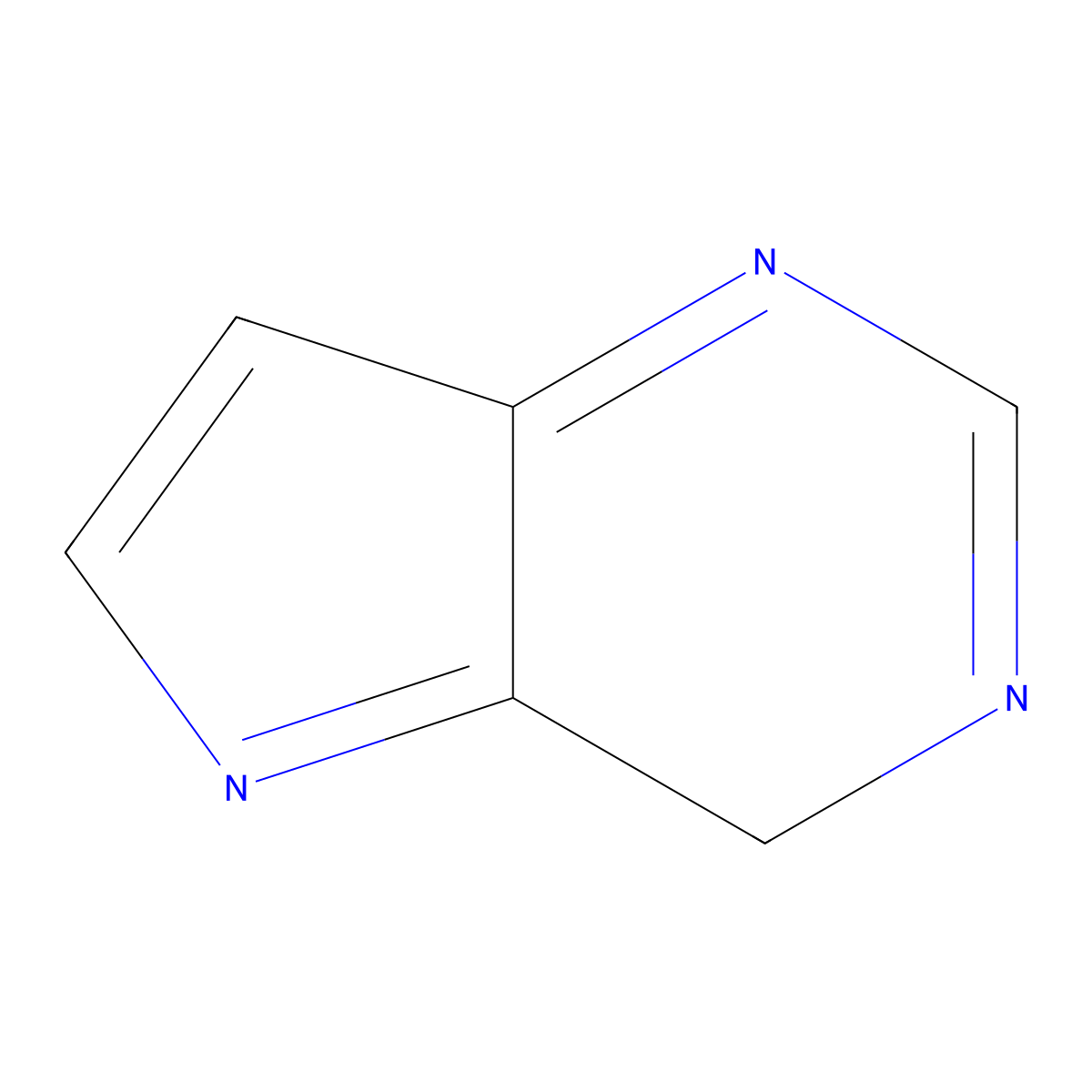 4H-Pyrrolo[3,2-d]pyrimidine molecular structure, CAS 399-61-1