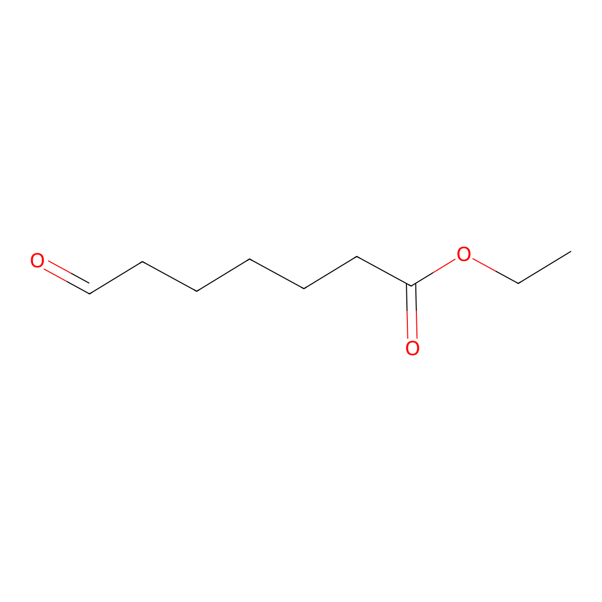 Heptanoic acid, 7-oxo-, ethyl ester molecular structure, CAS 3990-05-4