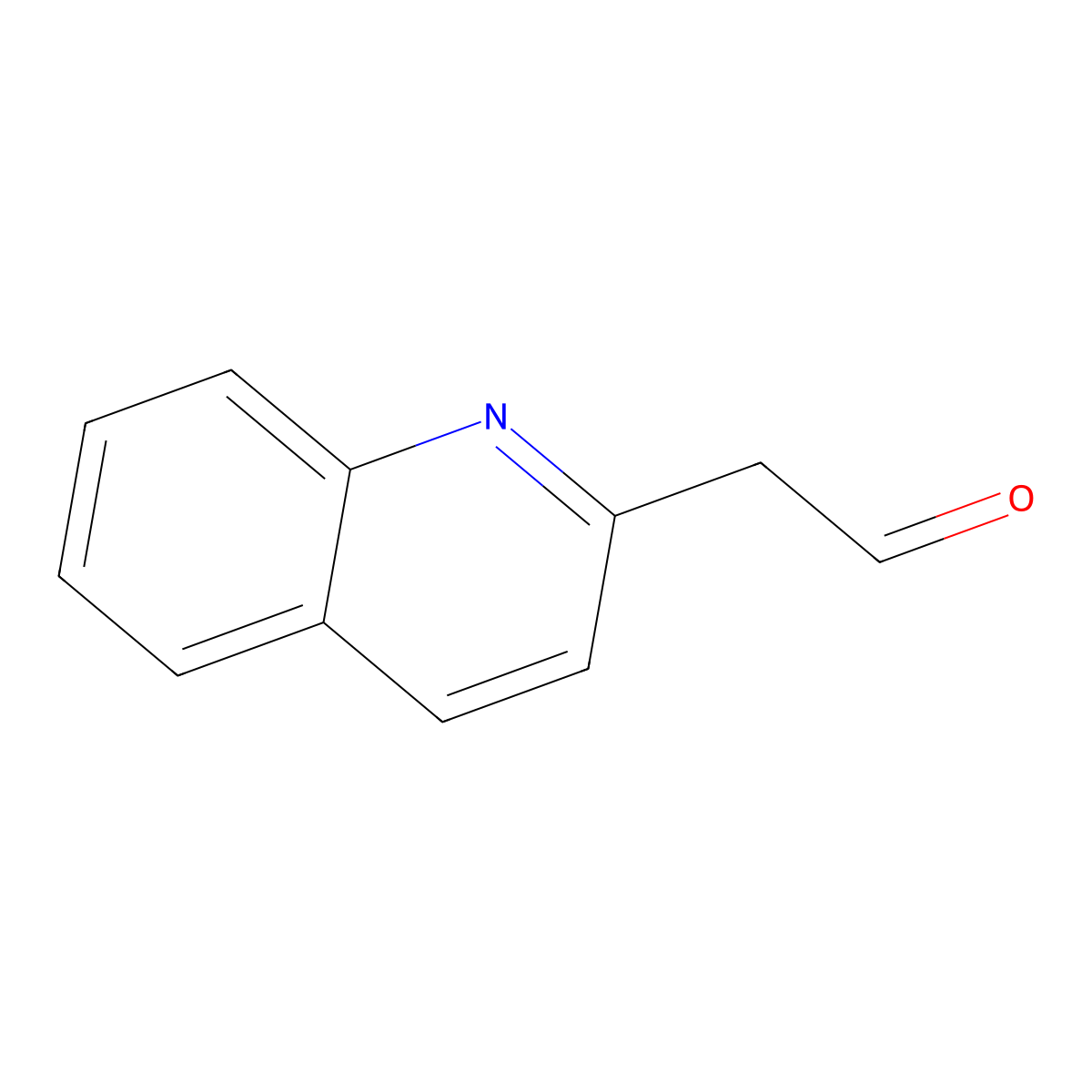 2-(Quinolin-2-YL)acetaldehyde molecular structure, CAS 399005-55-1
