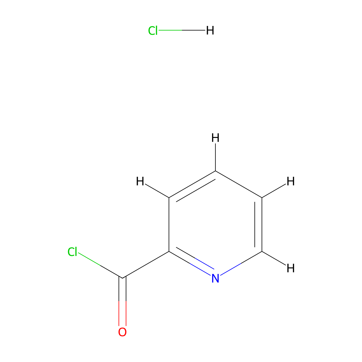 Picolinoyl Chloride Hydrochloride molecular structure, CAS 39901-94-5