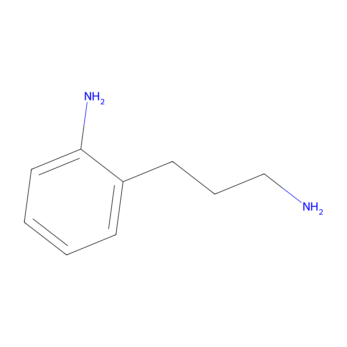 3-(2-Aminophenyl)propanamine molecular structure, CAS 39909-27-8