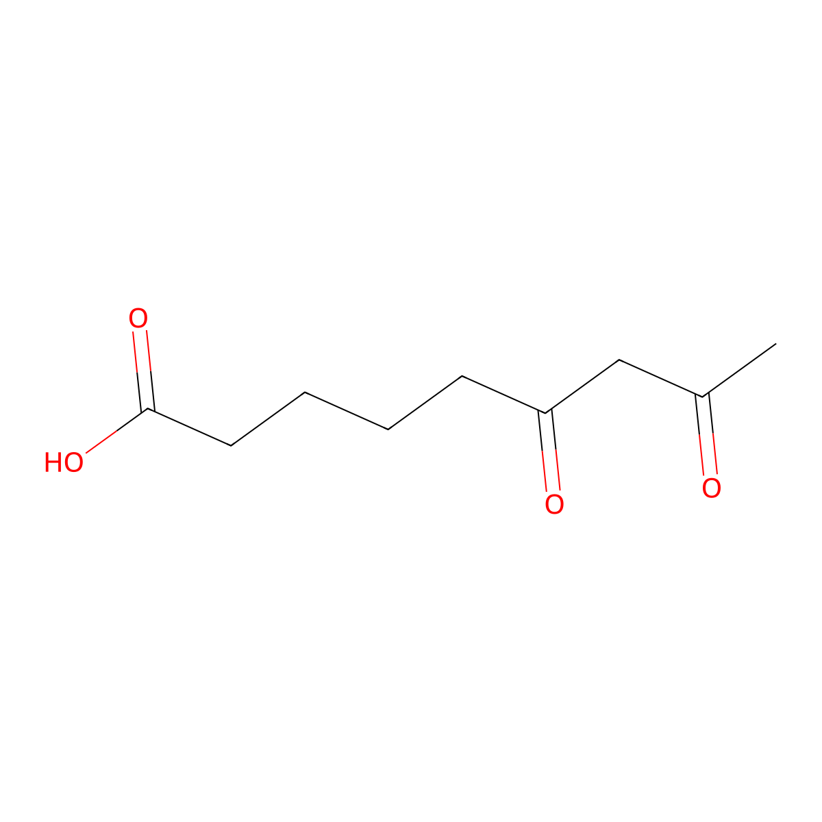 6,8-Dioxononanoic acid molecular structure, CAS 3991-20-6