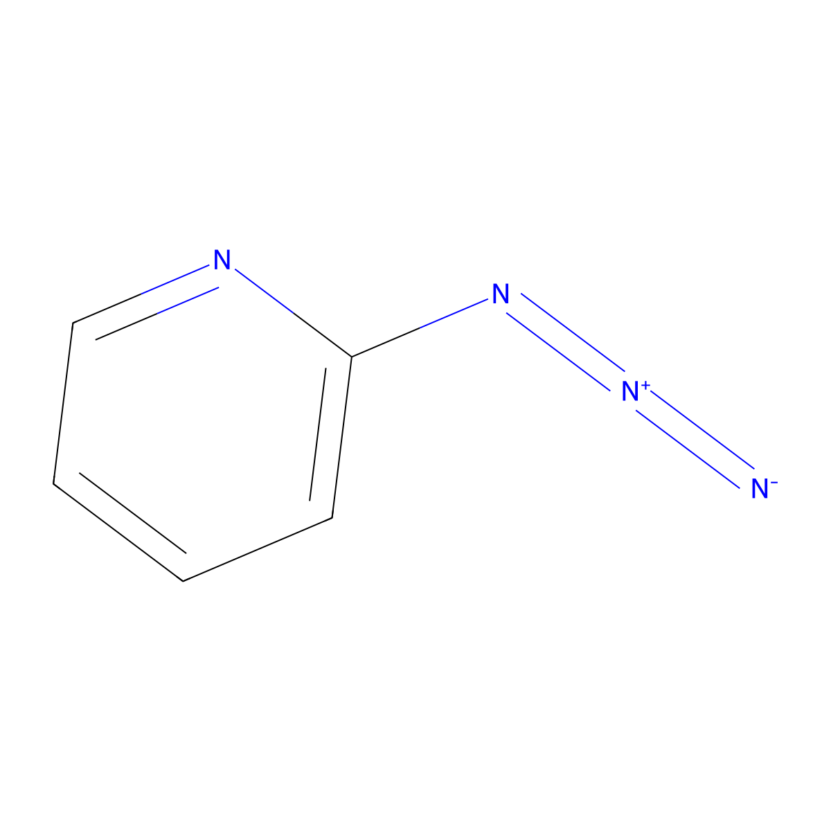 2-Azidopyridine molecular structure, CAS 39910-65-1