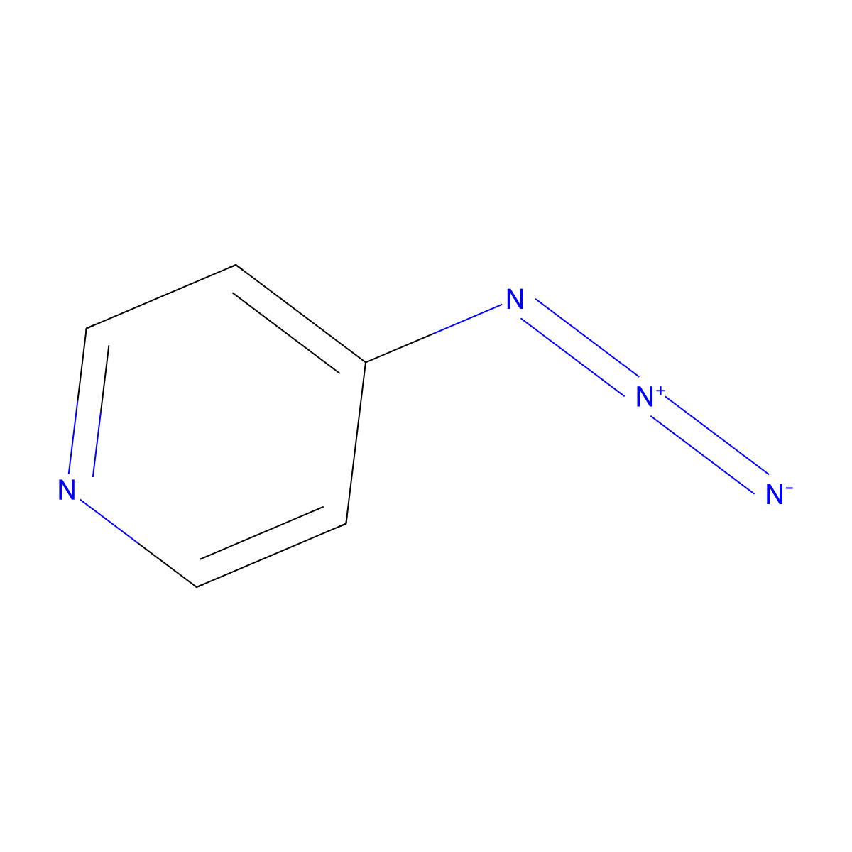 4-Azidopyridine molecular structure, CAS 39910-67-3