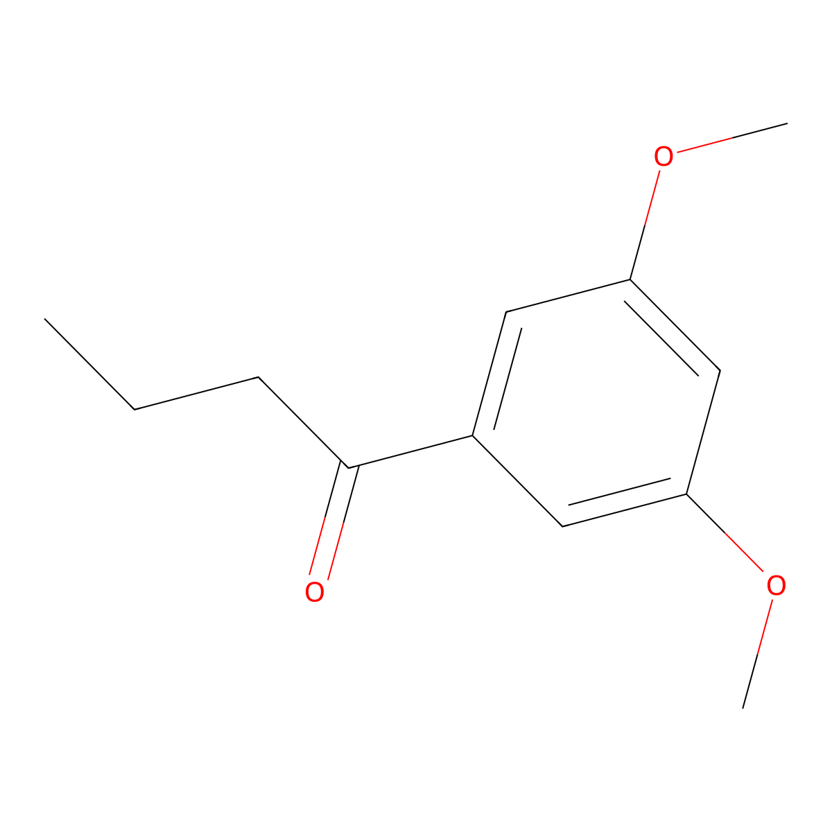 1-(3,5-Dimethoxyphenyl)butan-1-one molecular structure, CAS 39911-73-4
