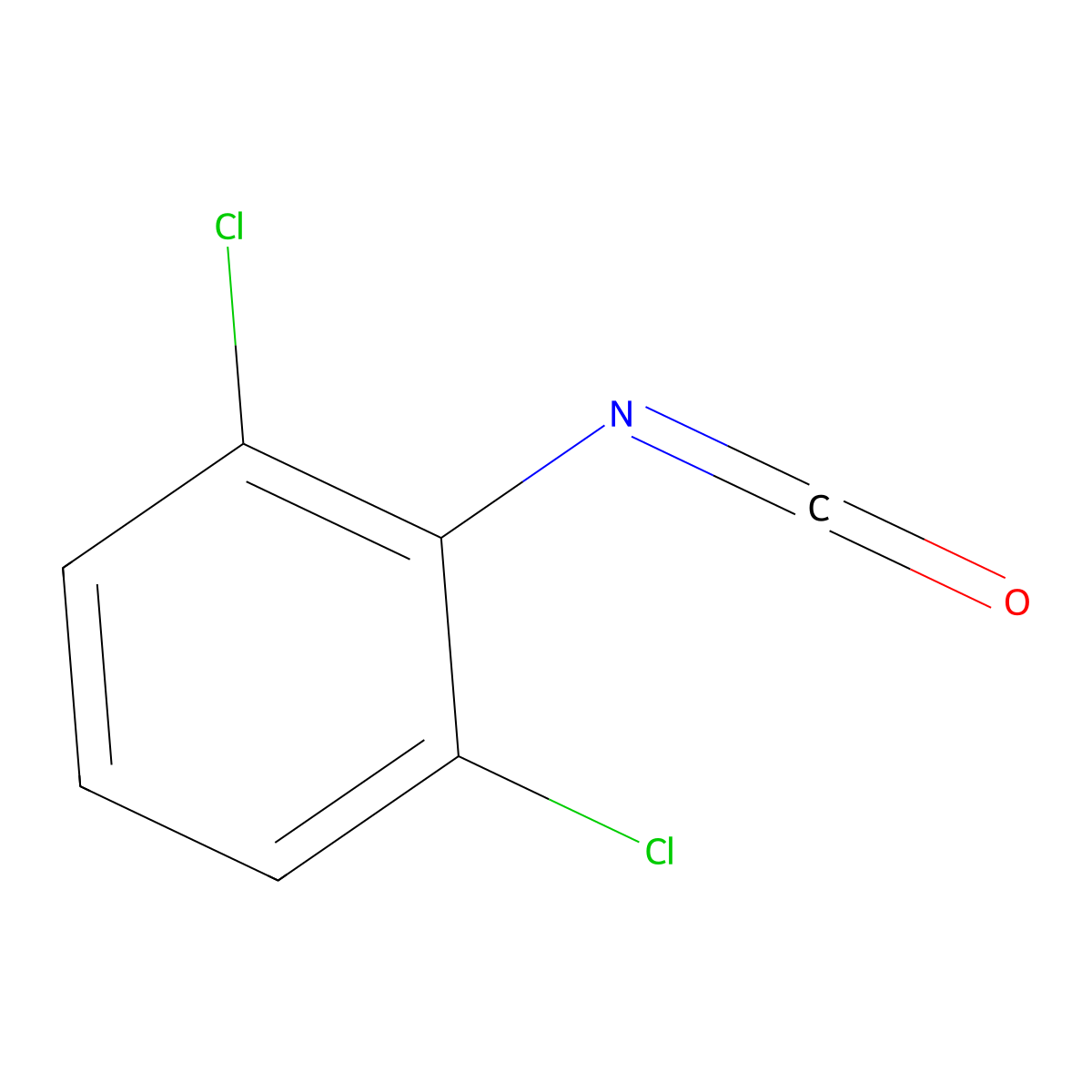 1,3-Dichloro-2-isocyanatobenzene molecular structure, CAS 39920-37-1